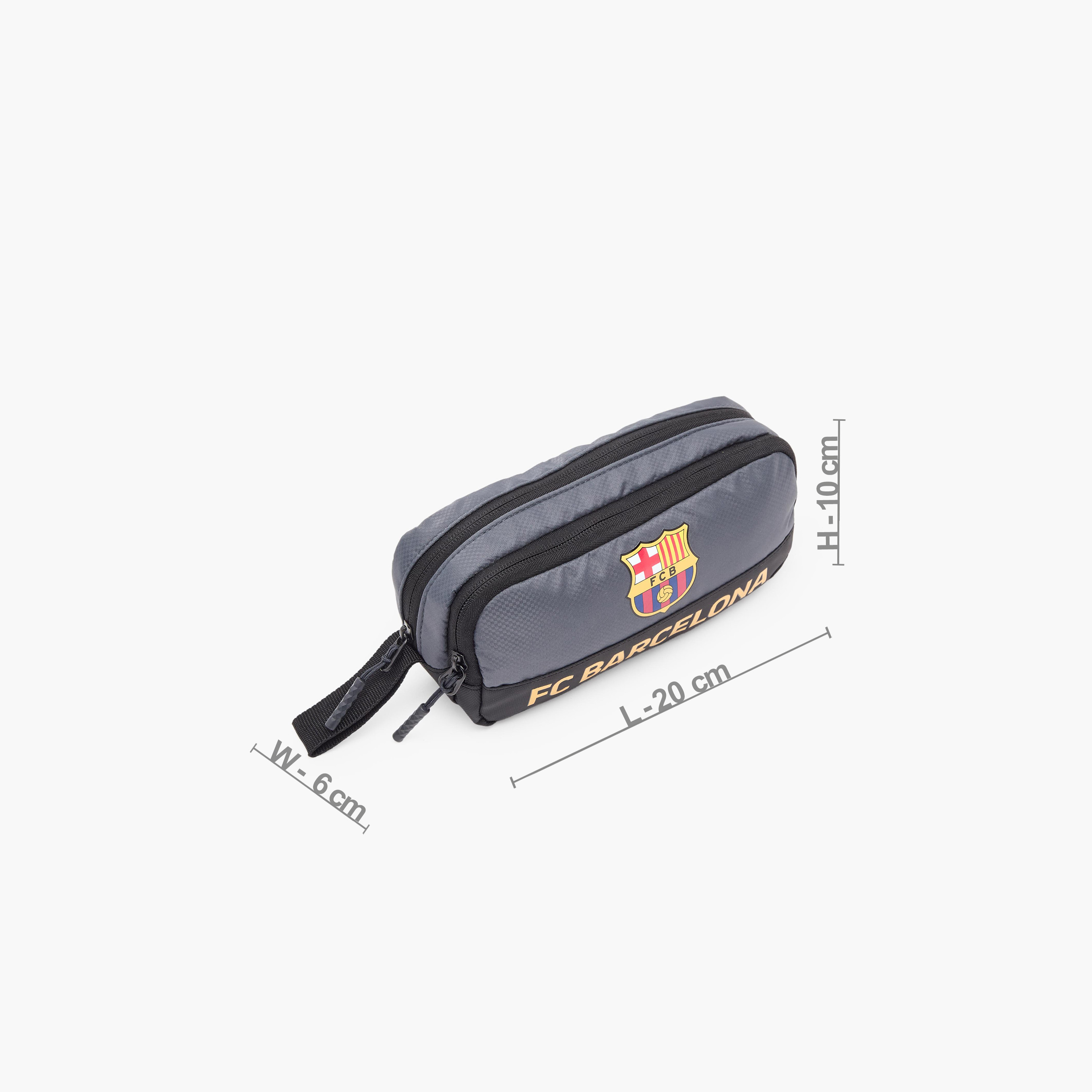 Hollywood Magic Barcelona Print Pencil Pouch with 2 Compartments-school-stationery-pencilcases-image-4