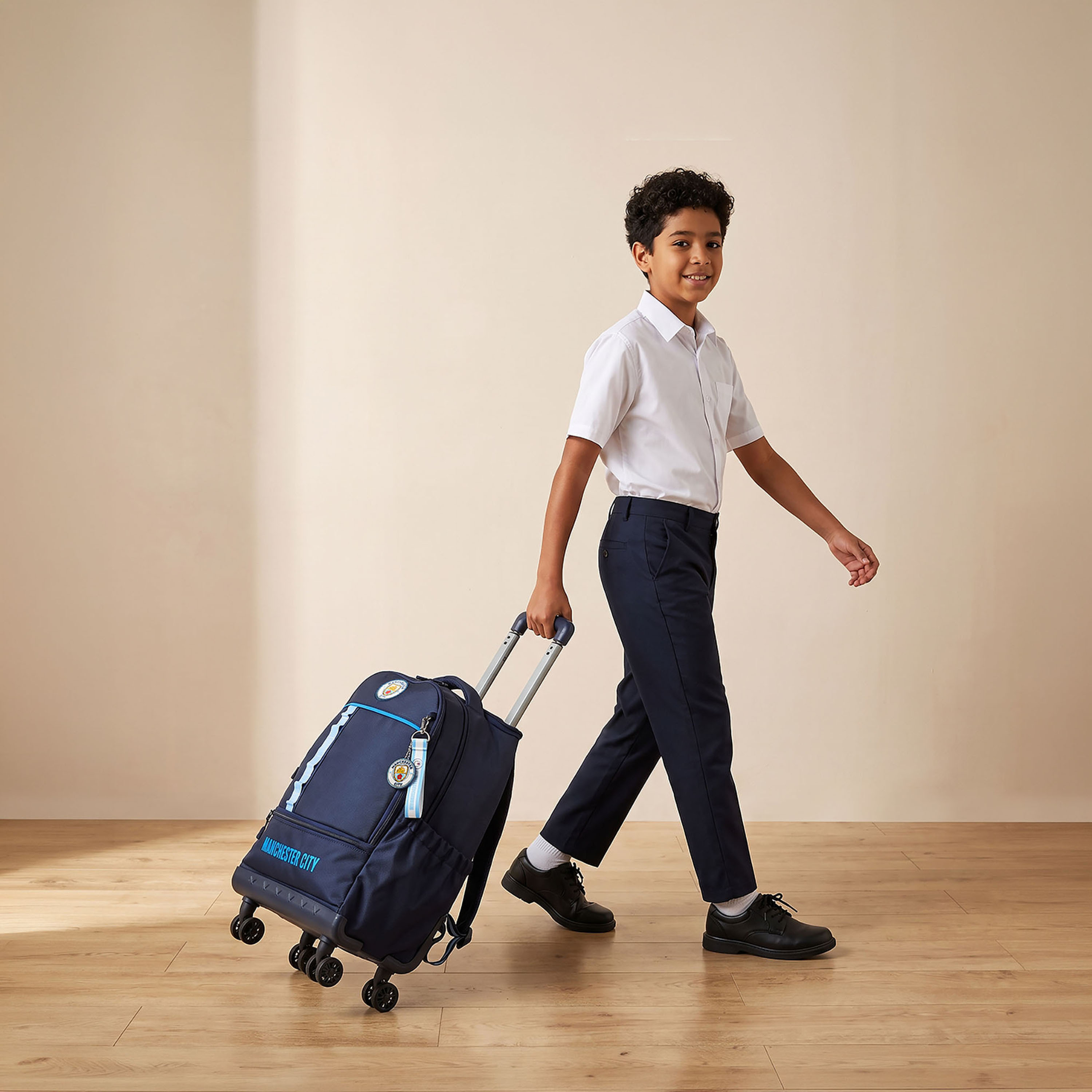 Manchester City Trolley Bag with Retractable Handle-school-bagsandbackpacks-trolleybags-image-3