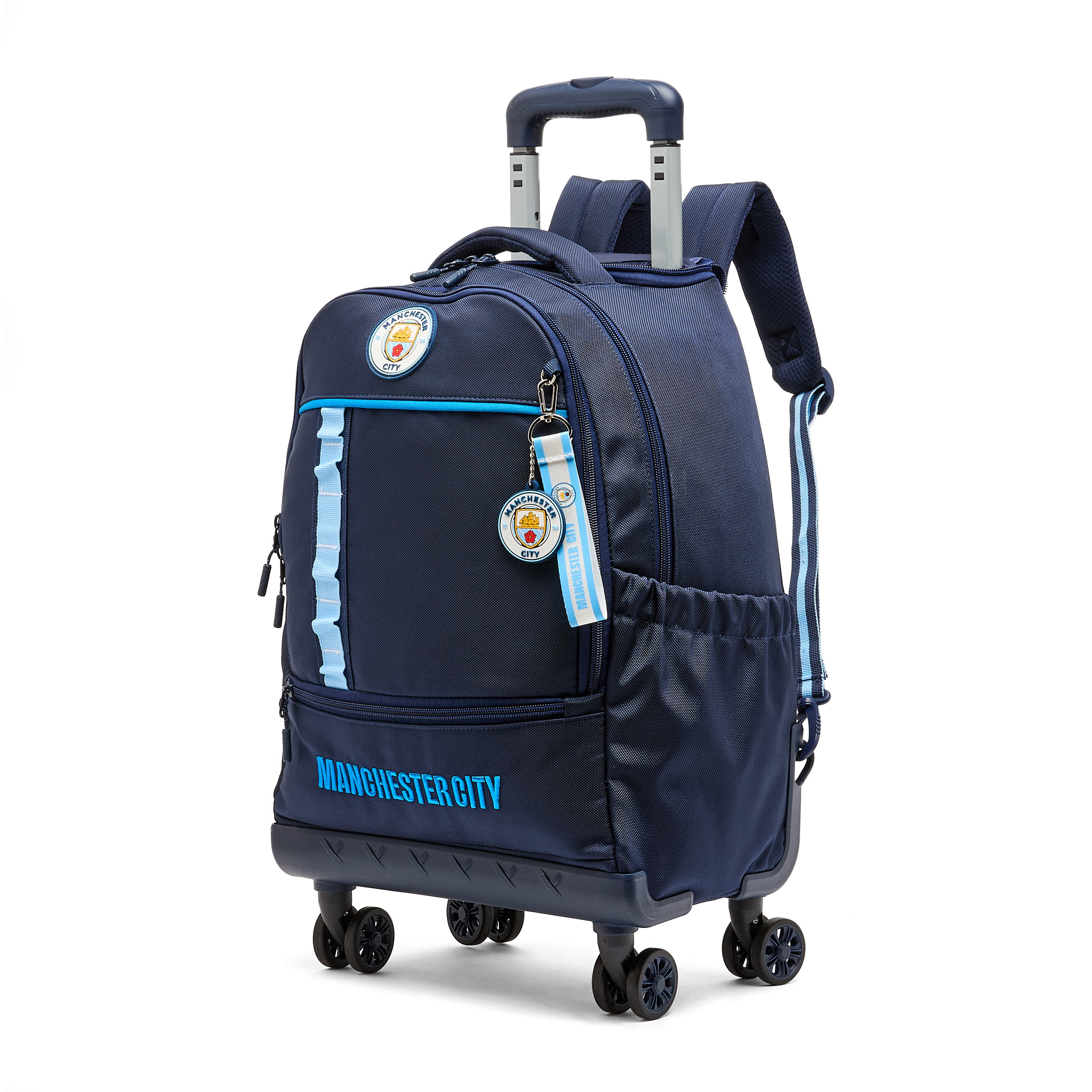 Manchester City Trolley Bag with Retractable Handle-school-bagsandbackpacks-trolleybags-image-9
