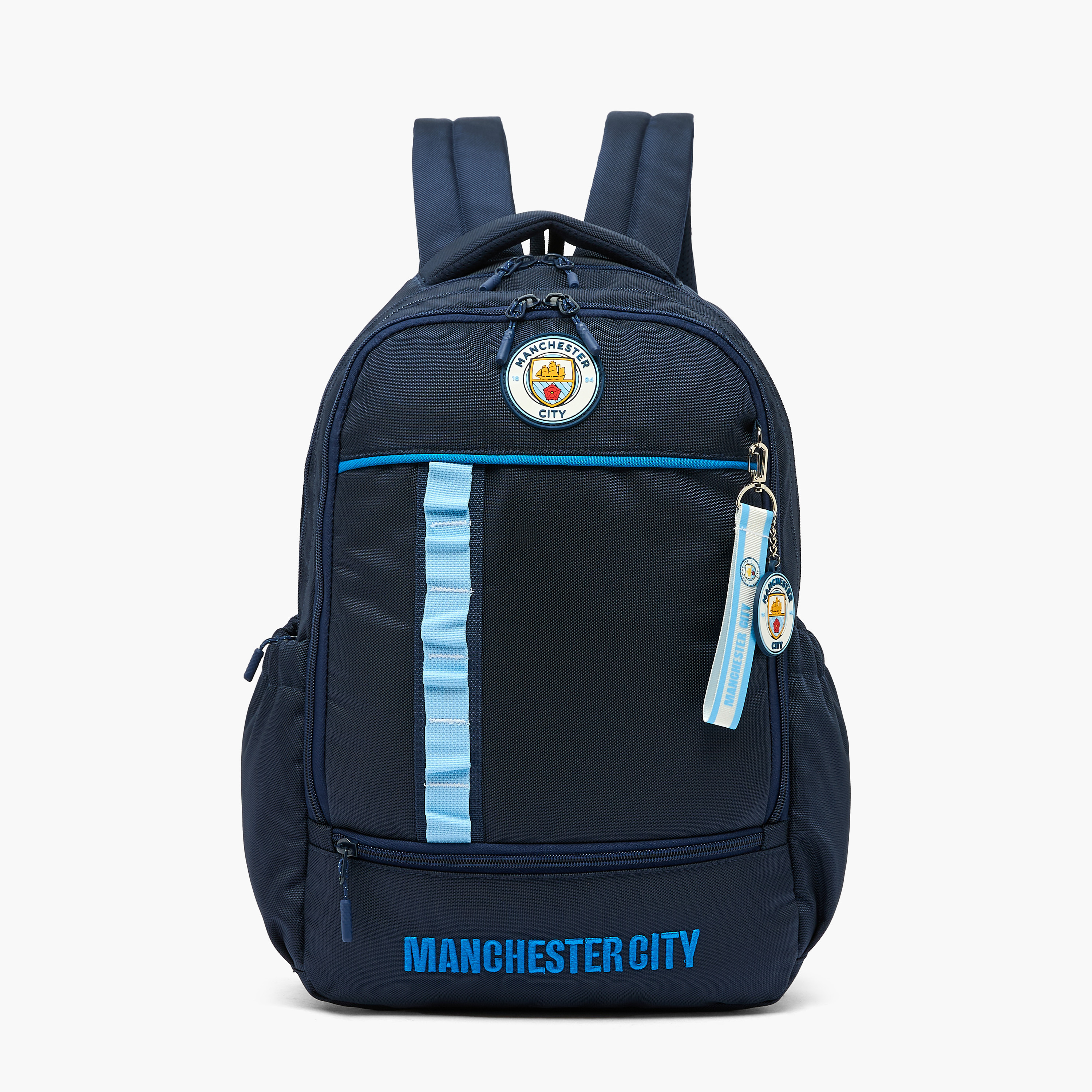 Hollywood Magic Manchester City Badge Backpack for Boys 8-12 Years with Padded Straps - 16 inches-school-bagsandbackpacks-backpacks-image-1