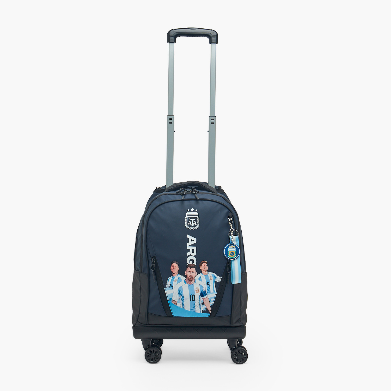 شنطة ترولي كرة قدم باريس سان جيرمان الأرجنتيني للأولاد من 8-13 سنة مع قسم لابتوب-school-bagsandbackpacks-trolleybags-image-2