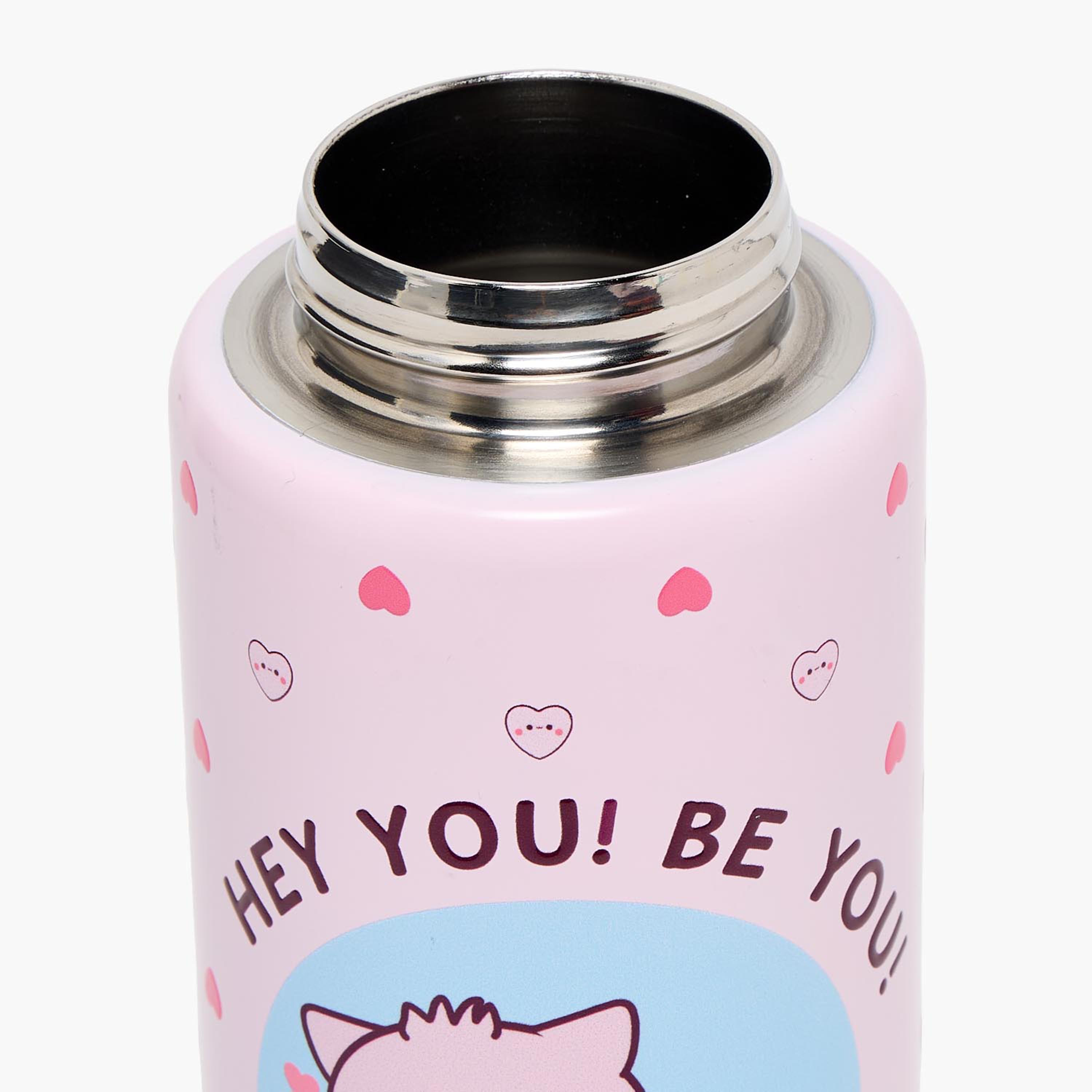 Pembe Printed Stainless Steel Water Bottle with Spout and Handle- 500ml-school-waterbottles-image-5