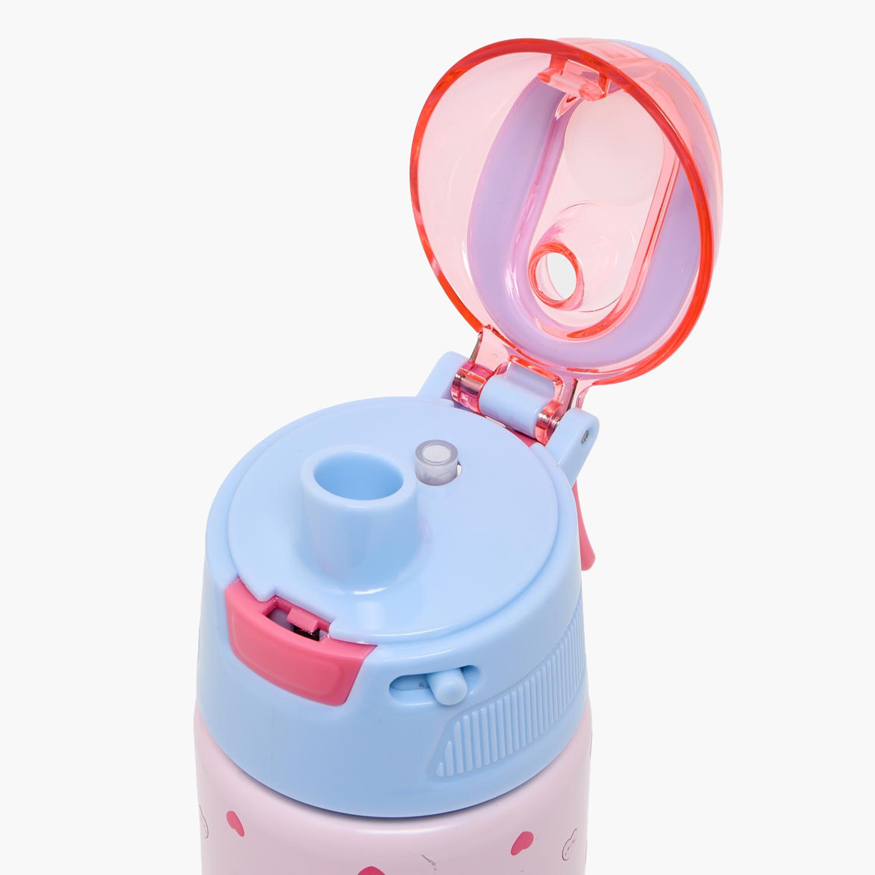 Pembe Printed Stainless Steel Water Bottle with Spout and Handle- 500ml-school-waterbottles-image-6