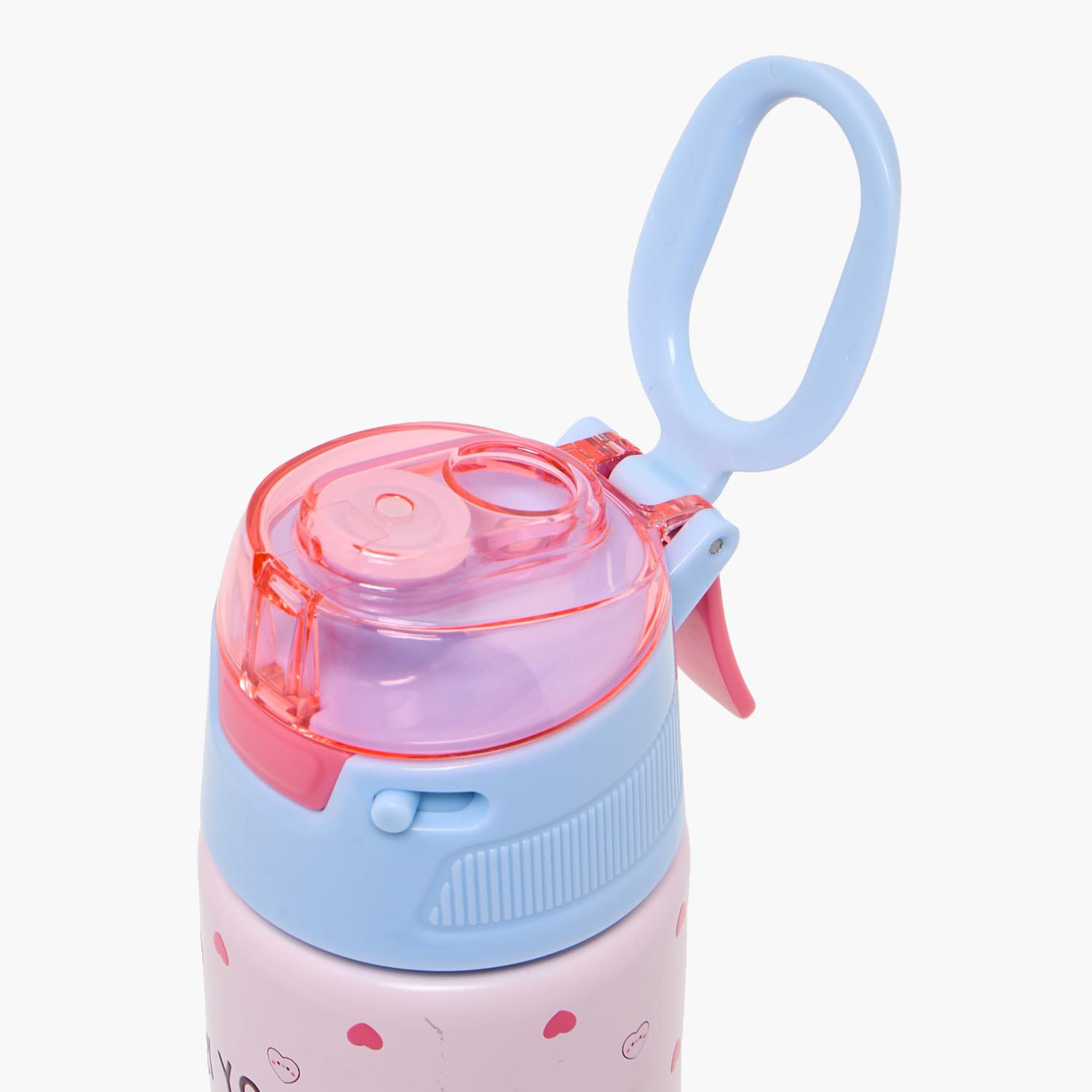 Pembe Printed Stainless Steel Water Bottle with Spout and Handle- 500ml-school-waterbottles-image-7