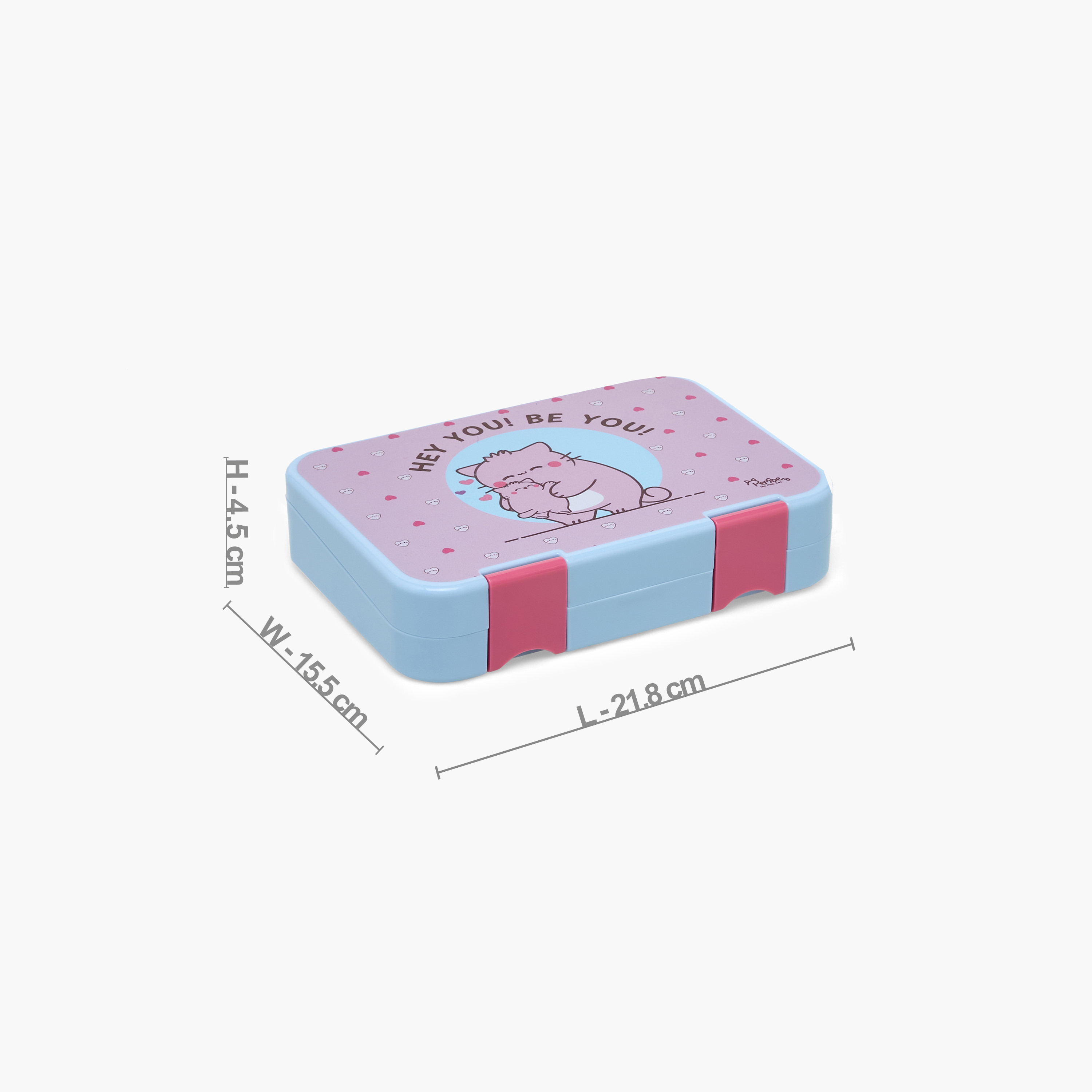 صندوق غداء بينتو بطبعات وبغطاء بمشبك إغلاق من بيمبي-school-lunchessentials-lunchboxes-image-11