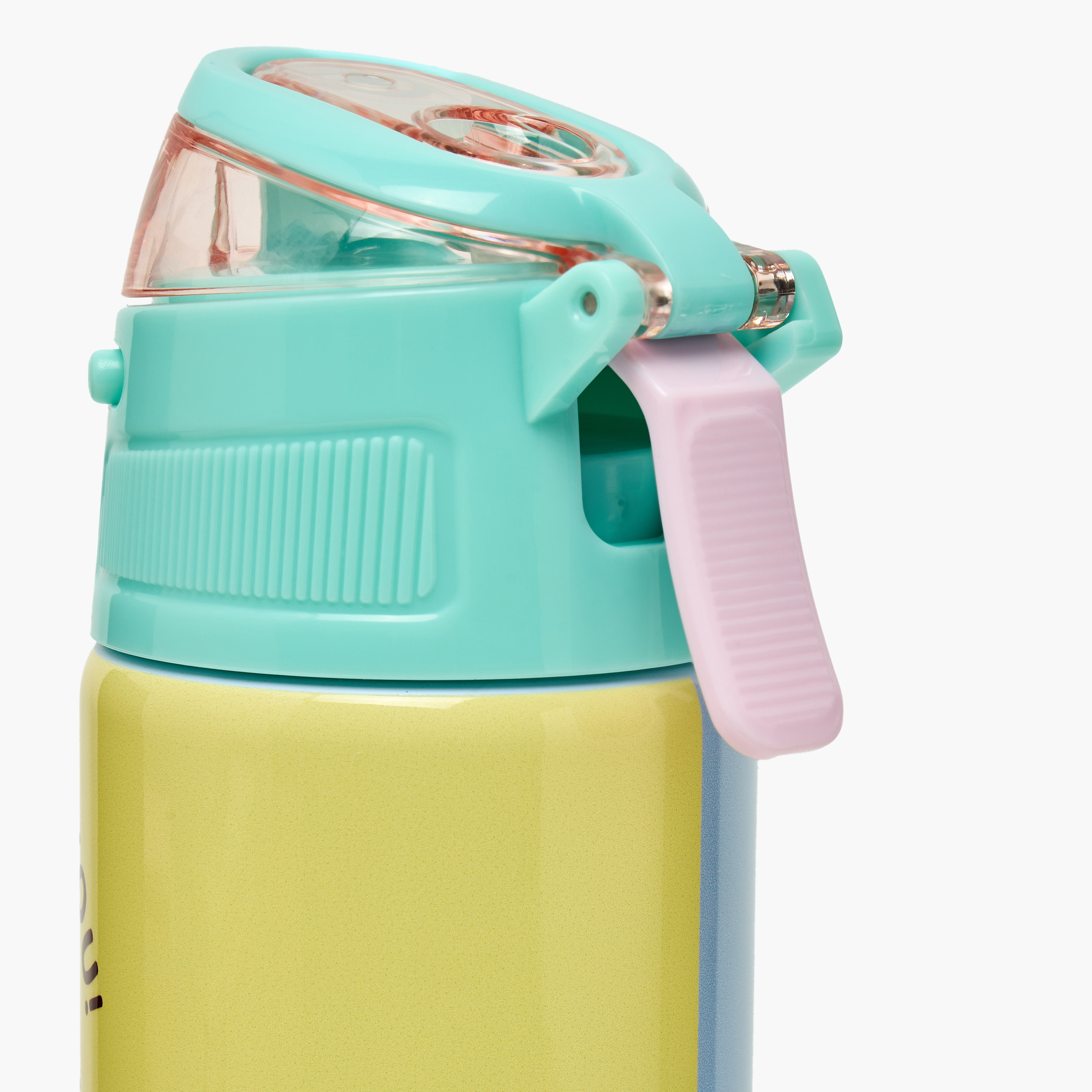 Pembe Cat Print Stainless Steel Water Bottle with Spout and Flip Lid-school-waterbottles-image-7