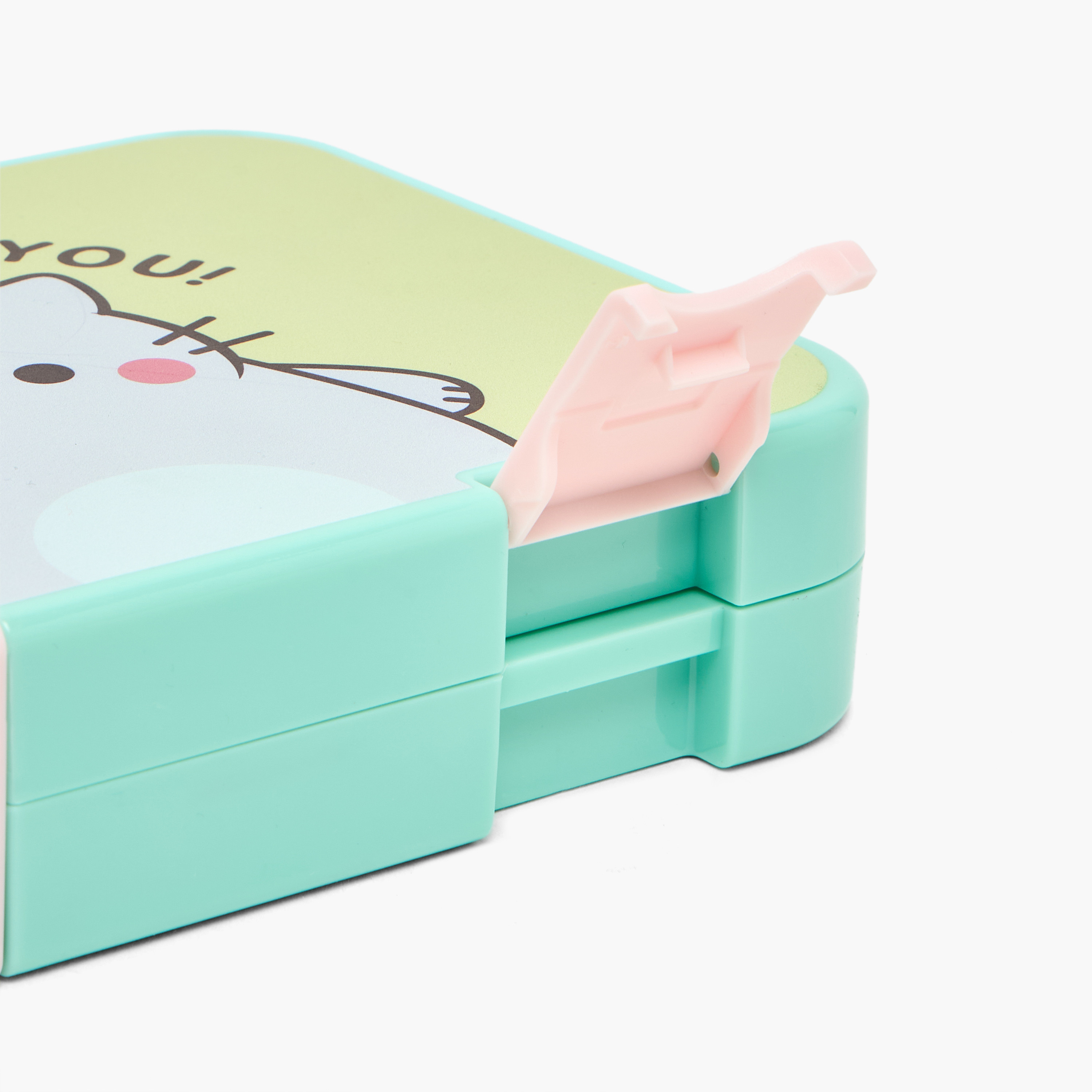 Pembe Cat Print Bento Lunch Box for Girls with Clip Lock Lid-school-lunchessentials-lunchboxes-image-6