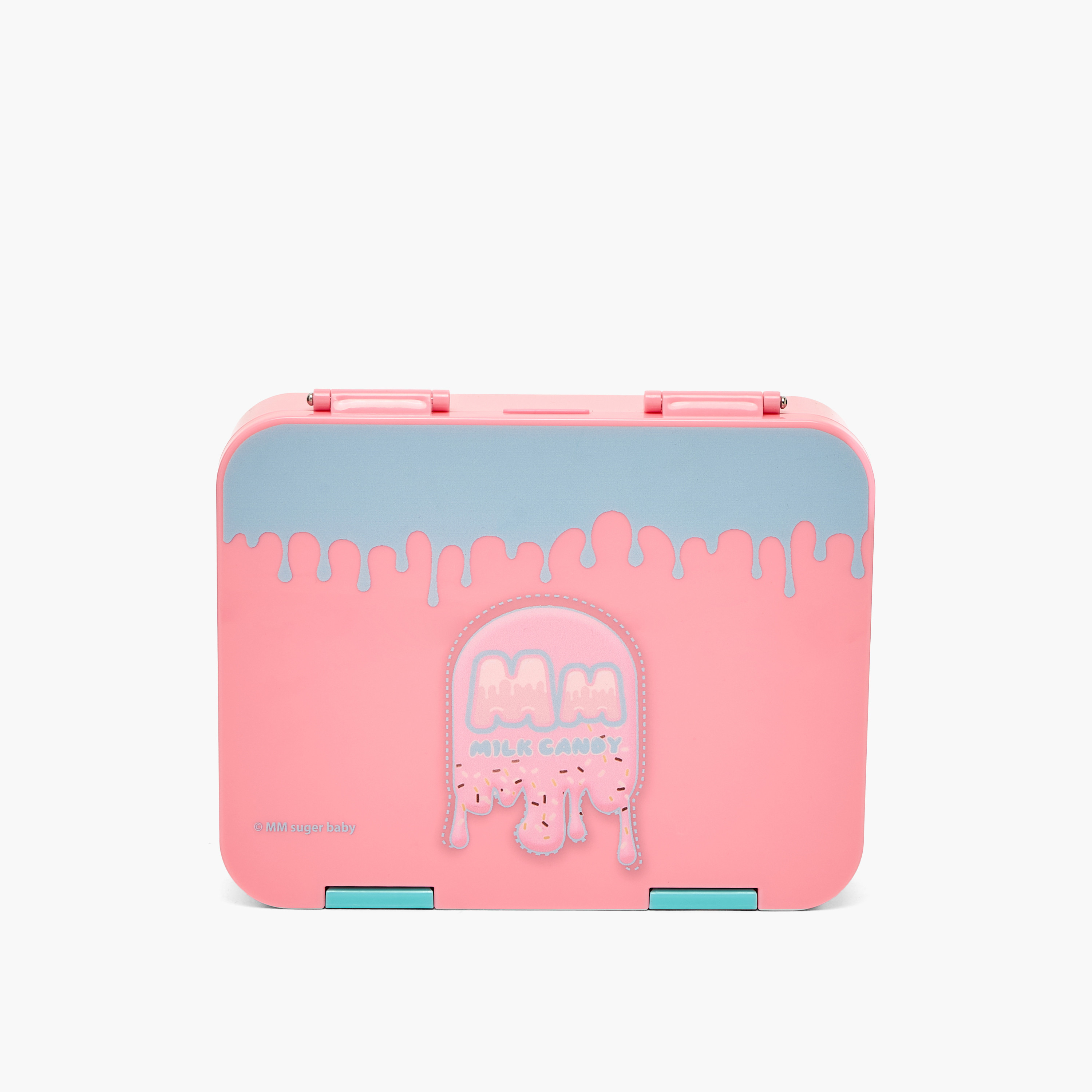 علبة طعام بنتو بطبعة حليب وقطع حلوى للبنات مع إغلاق بمشبك-school-lunchessentials-lunchboxes-image-4