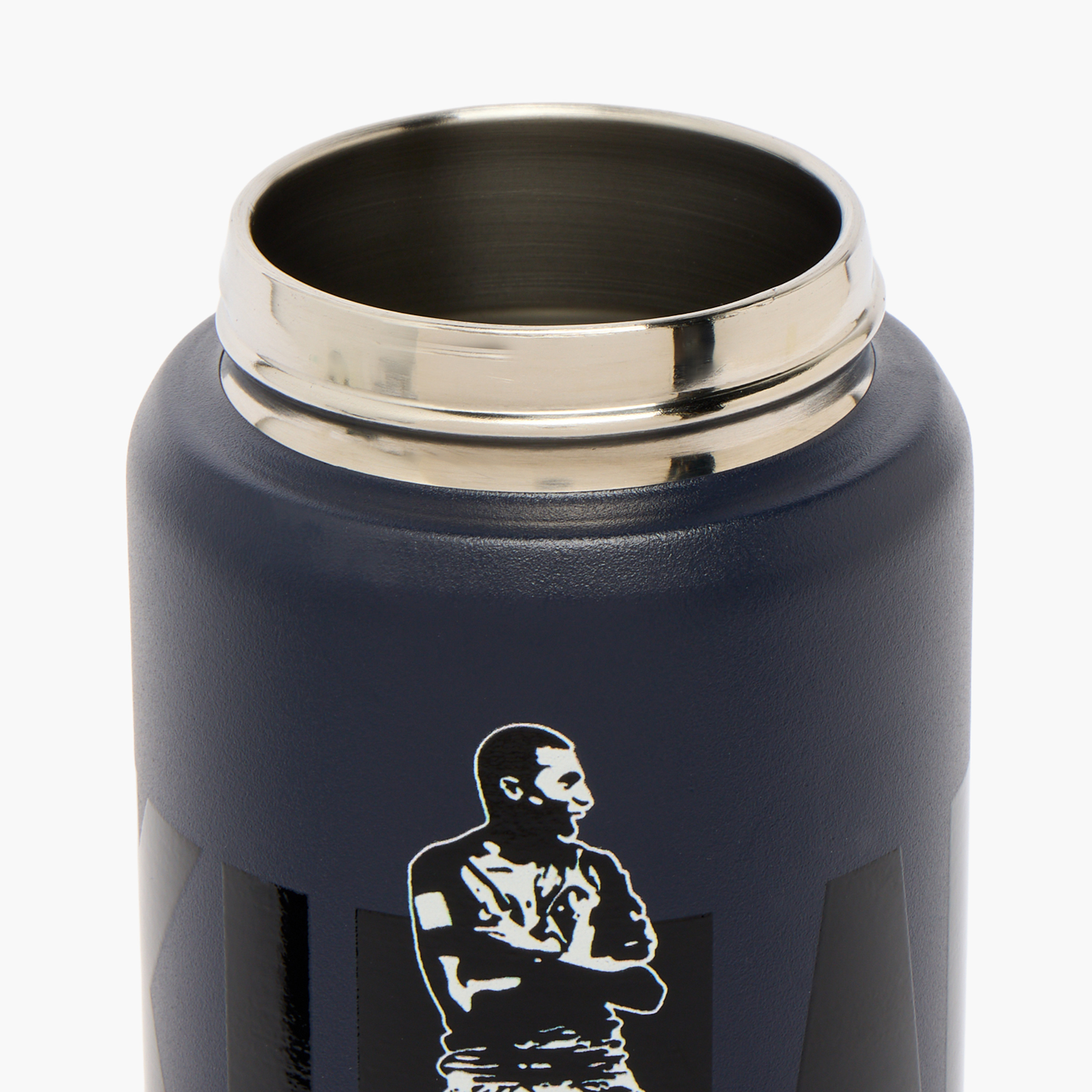 Celebrity Icons Kylian Mbappe Print Stainless Steel Water Bottle with Spout and Handle-school-waterbottles-image-5