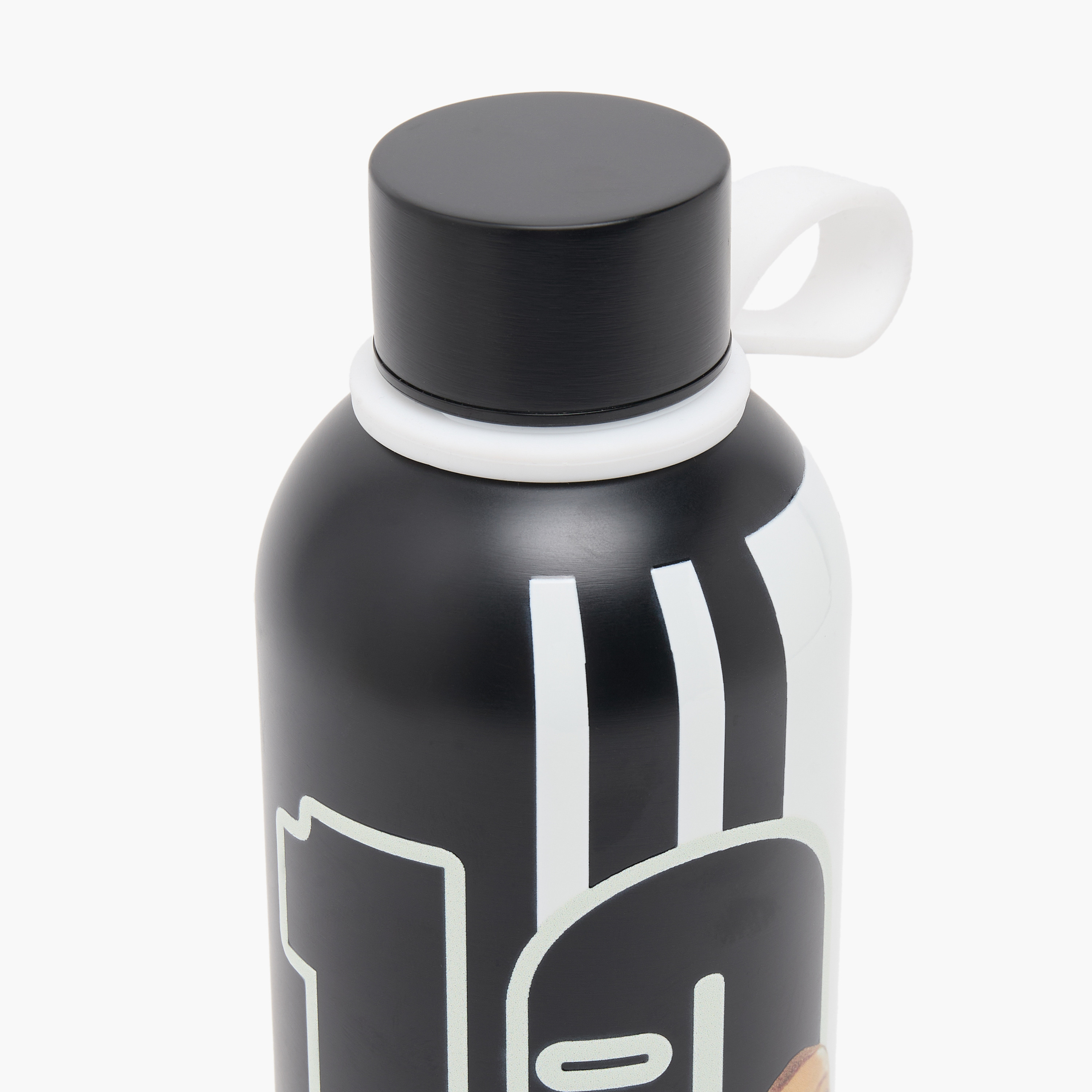 Celebrity Icons Kylian Mbappé Stainless Steel Water Bottle with Wide Mouth and Carry Loop-school-waterbottles-image-4