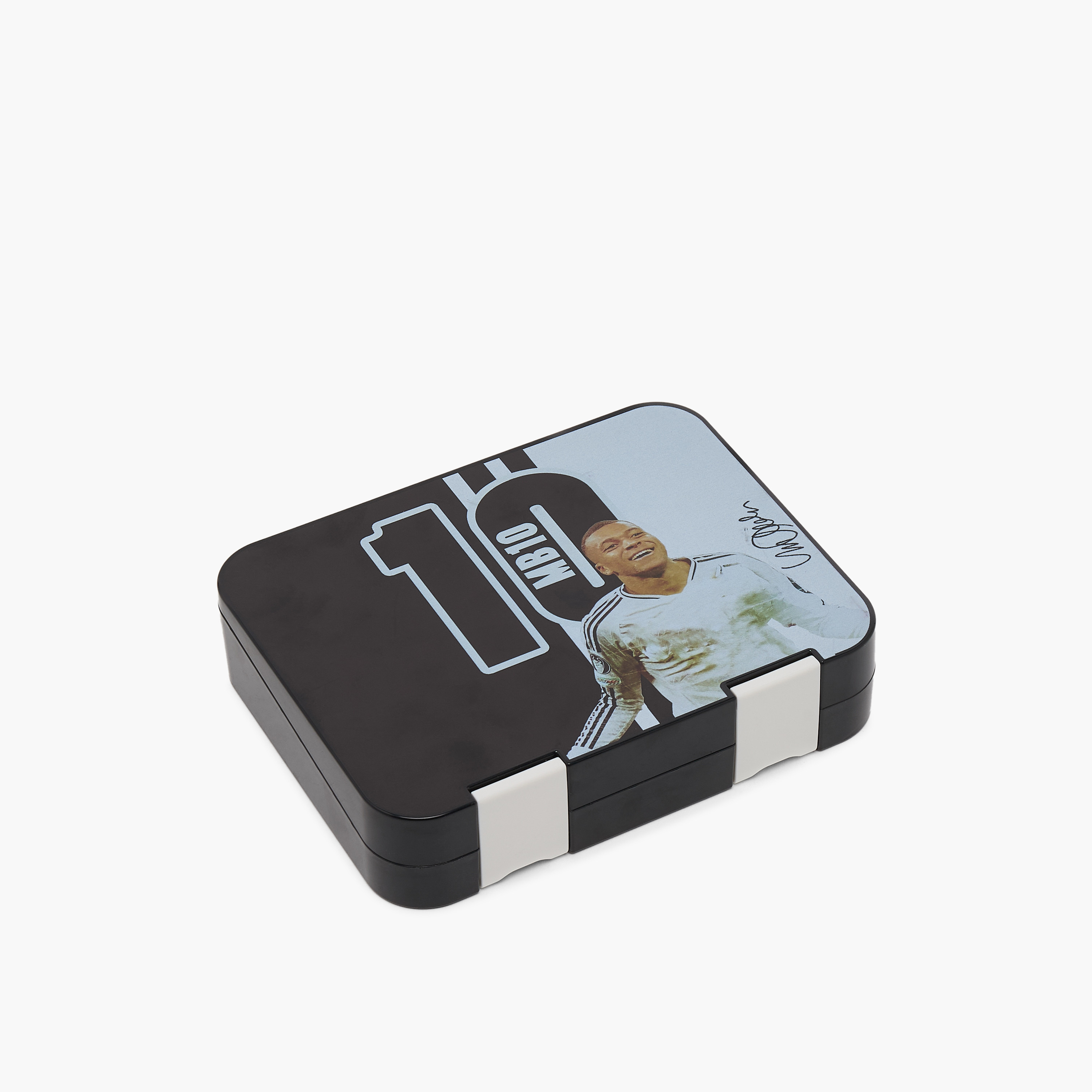 Celebrity Icons Kylian Mbappe Bento Lunch Box for Boys with Clip Lock Lid-school-lunchessentials-lunchboxes-image-1