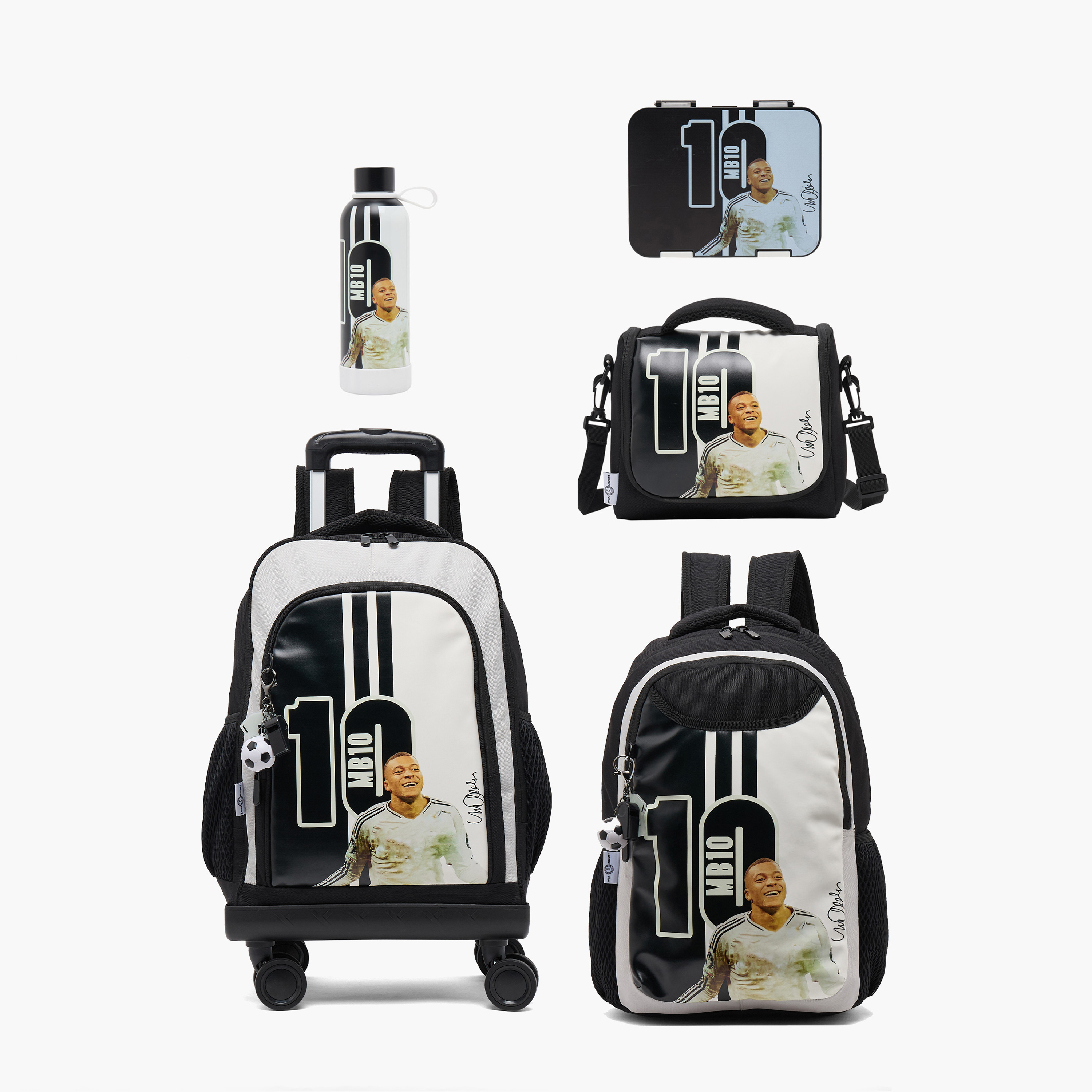 Celebrity Icons Kylian Mbappe Bento Lunch Box for Boys with Clip Lock Lid-school-lunchessentials-lunchboxes-image-11