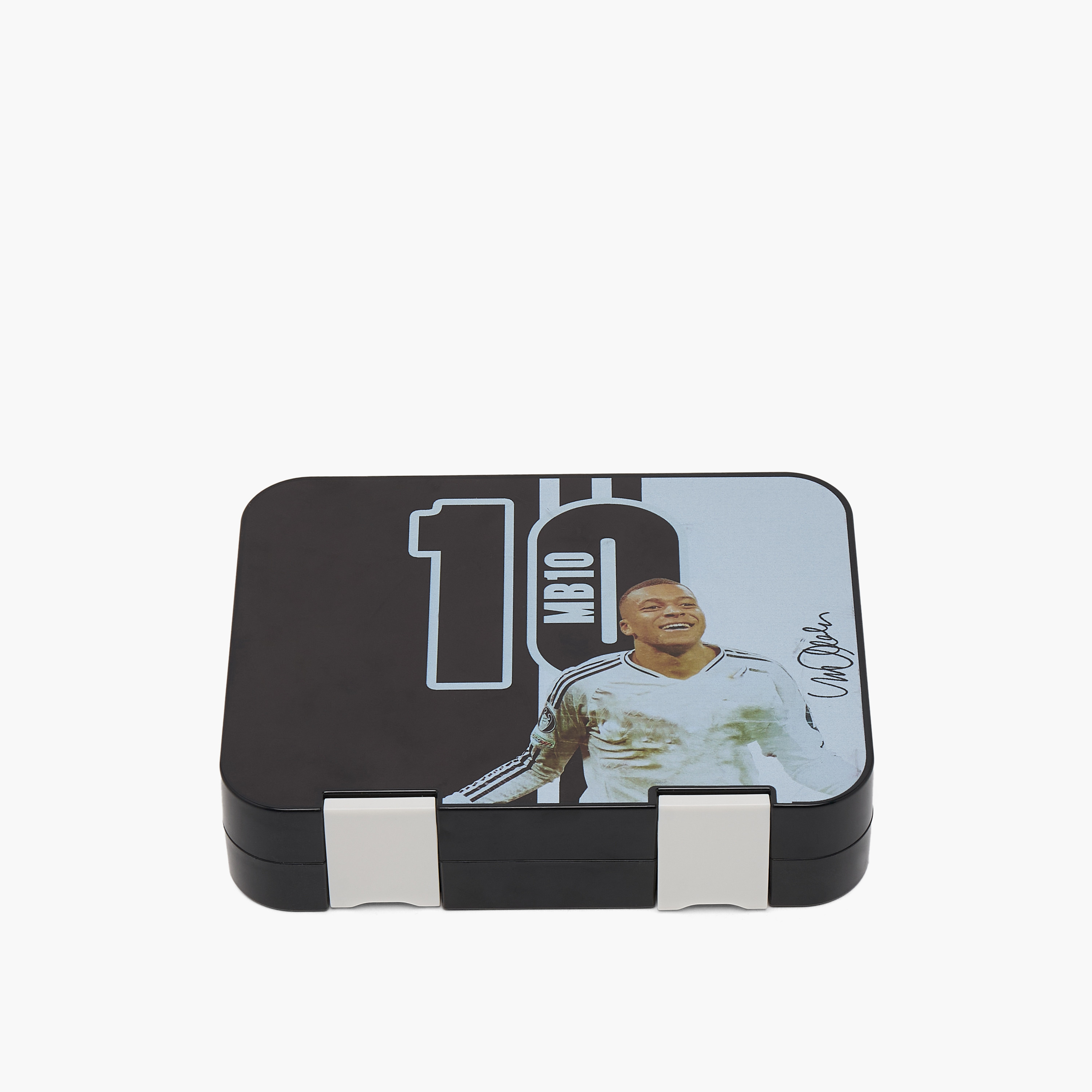 Celebrity Icons Kylian Mbappe Bento Lunch Box for Boys with Clip Lock Lid-school-lunchessentials-lunchboxes-image-2