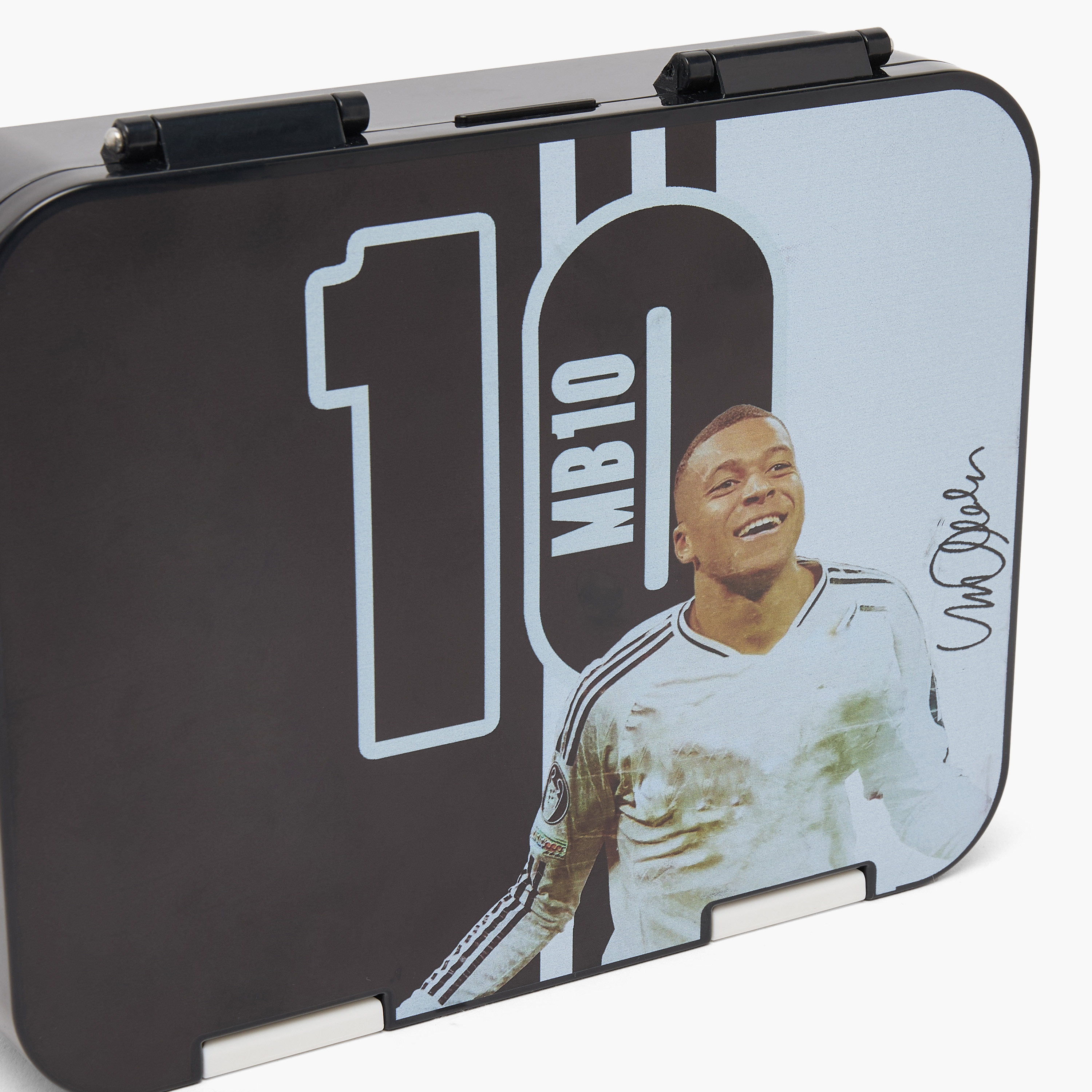 Celebrity Icons Kylian Mbappe Bento Lunch Box for Boys with Clip Lock Lid-school-lunchessentials-lunchboxes-image-5
