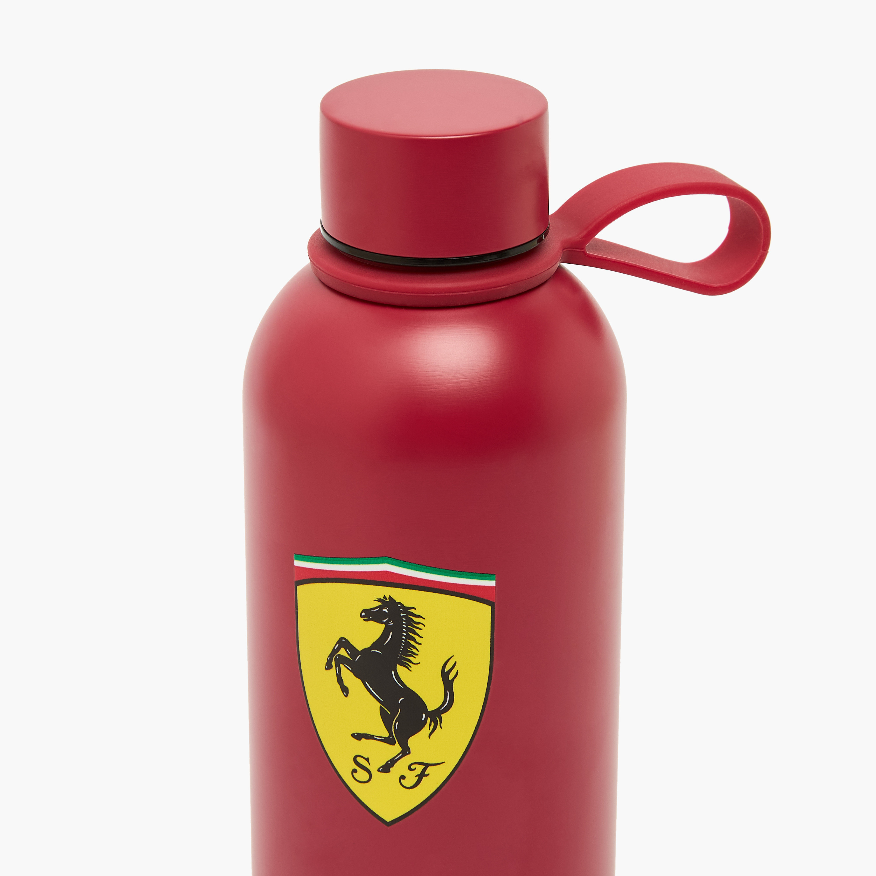 قارورة مياه ستانلس ستيل بطبعات شعار فيراري ومقبض حلقي من فيراري-school-waterbottles-image-4