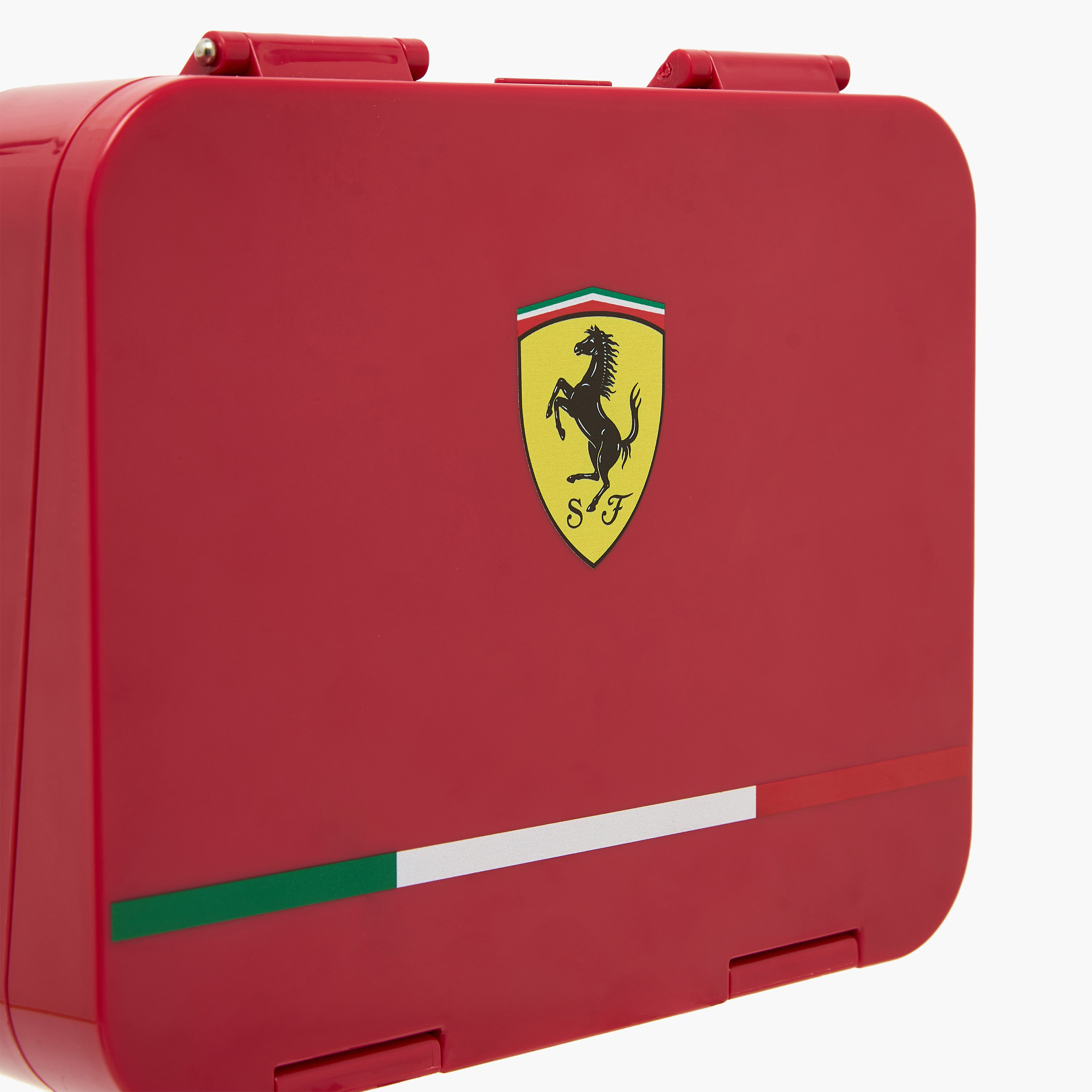 Ferrari Logo Print Bento Lunch Box for Boys with Clip Lock Lid-school-lunchessentials-lunchboxes-image-4