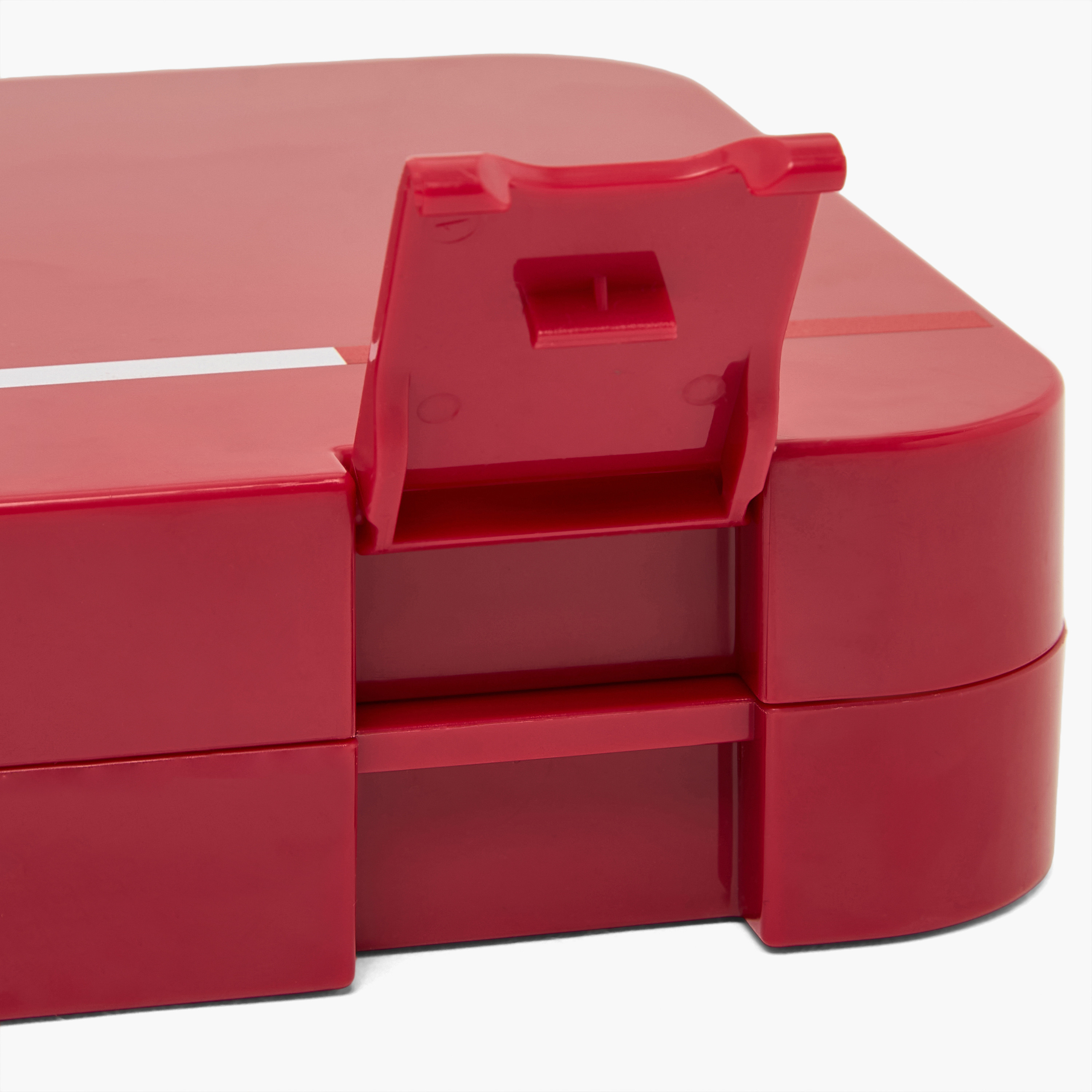 Ferrari Logo Print Bento Lunch Box for Boys with Clip Lock Lid-school-lunchessentials-lunchboxes-image-7