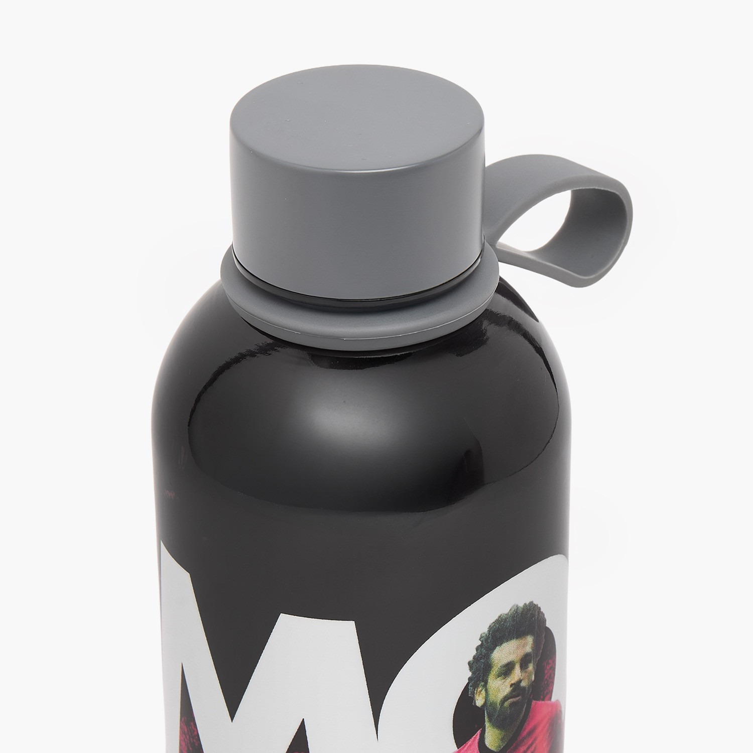 Celebrity Icons Mo Salah Stainless Steel Water Bottle with Wide Mouth and Carry Loop-school-waterbottles-image-4