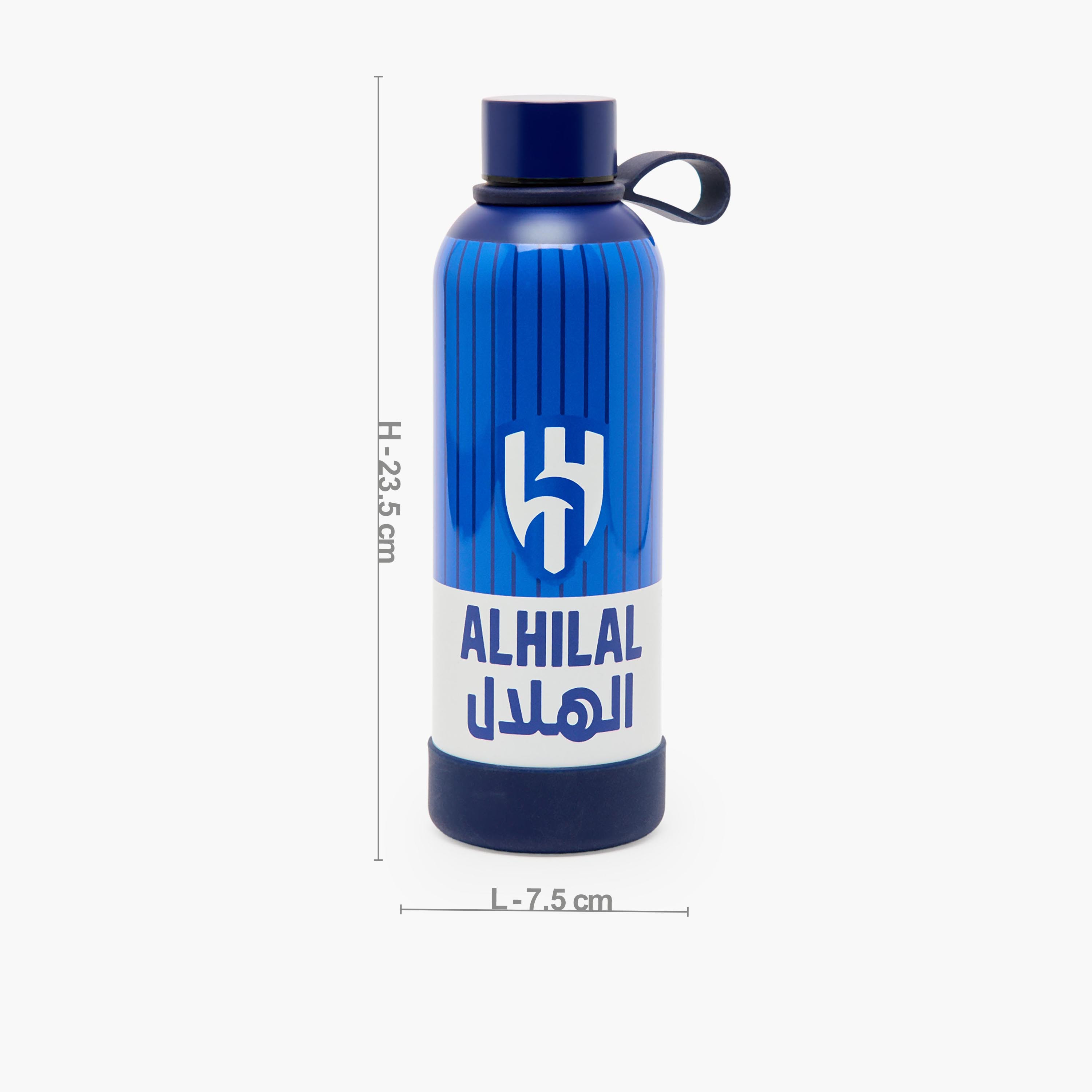 قارورة مياه ستانلس ستيل بمقبض حلقة وطبعات الهلال من هوليوود ماجيك-school-waterbottles-image-3