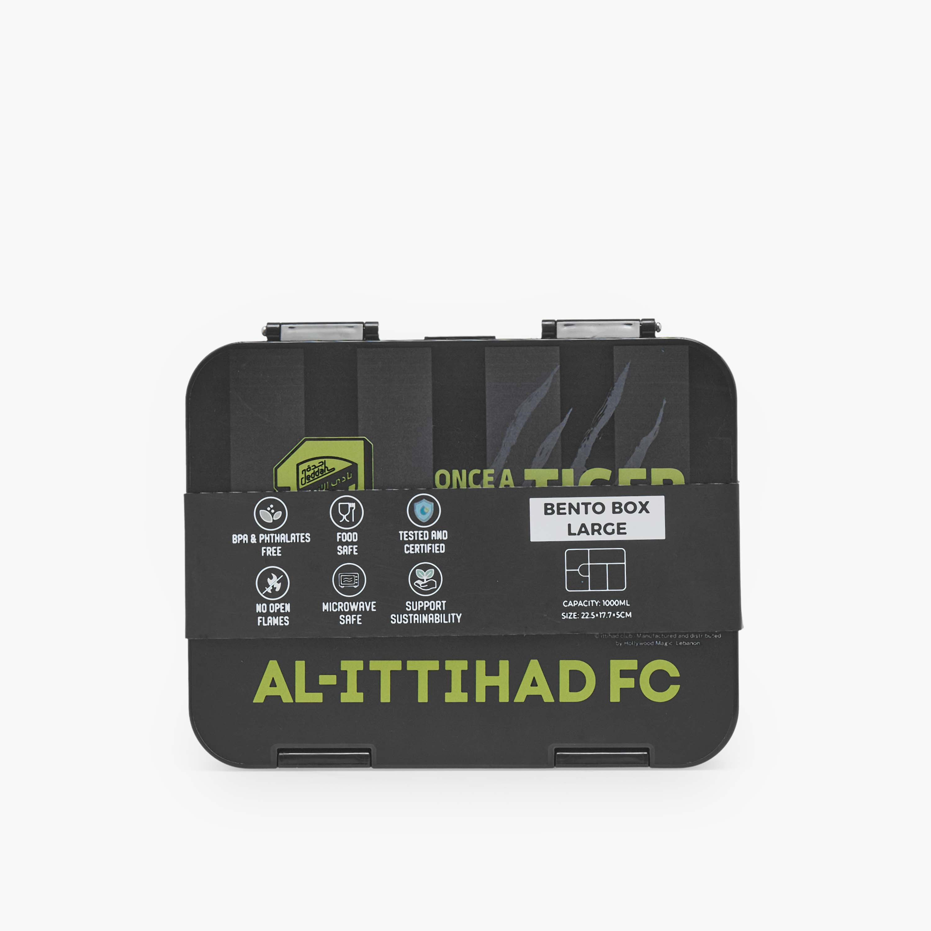 Hollywood Magic Al Ittihad Bento Lunch Box for Boys with Clip Lock Lid - 1 L-school-lunchessentials-lunchboxes-image-11