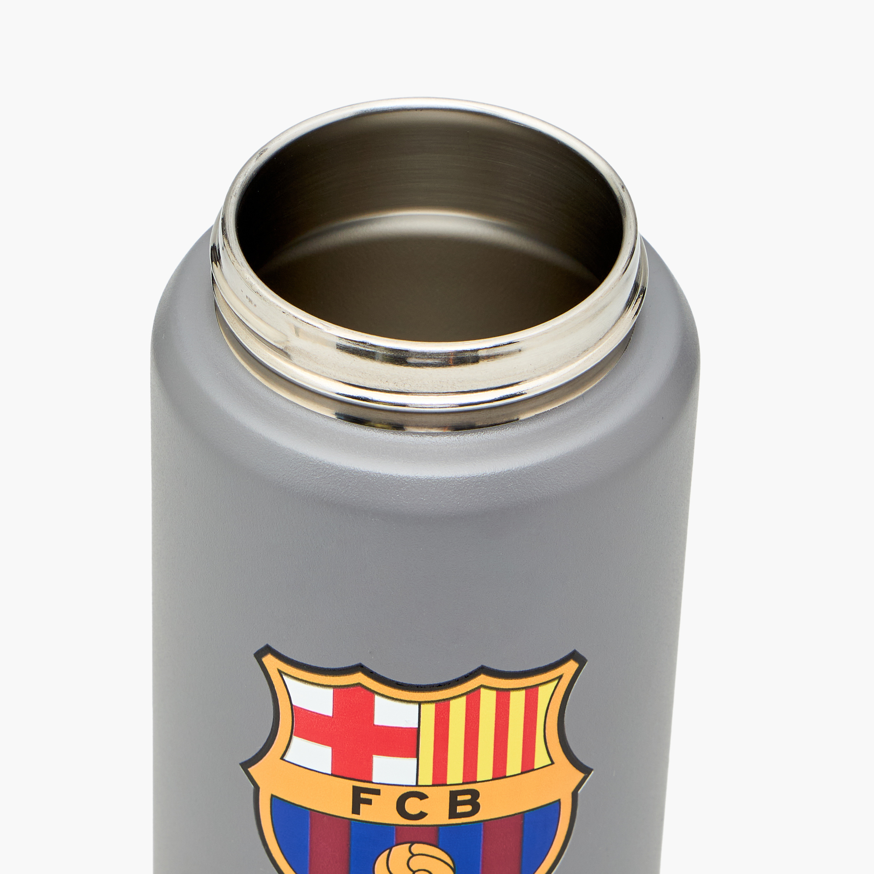 FC Barcelona Print Stainless Steel Water Bottle with Spout and Handle-school-waterbottles-image-5