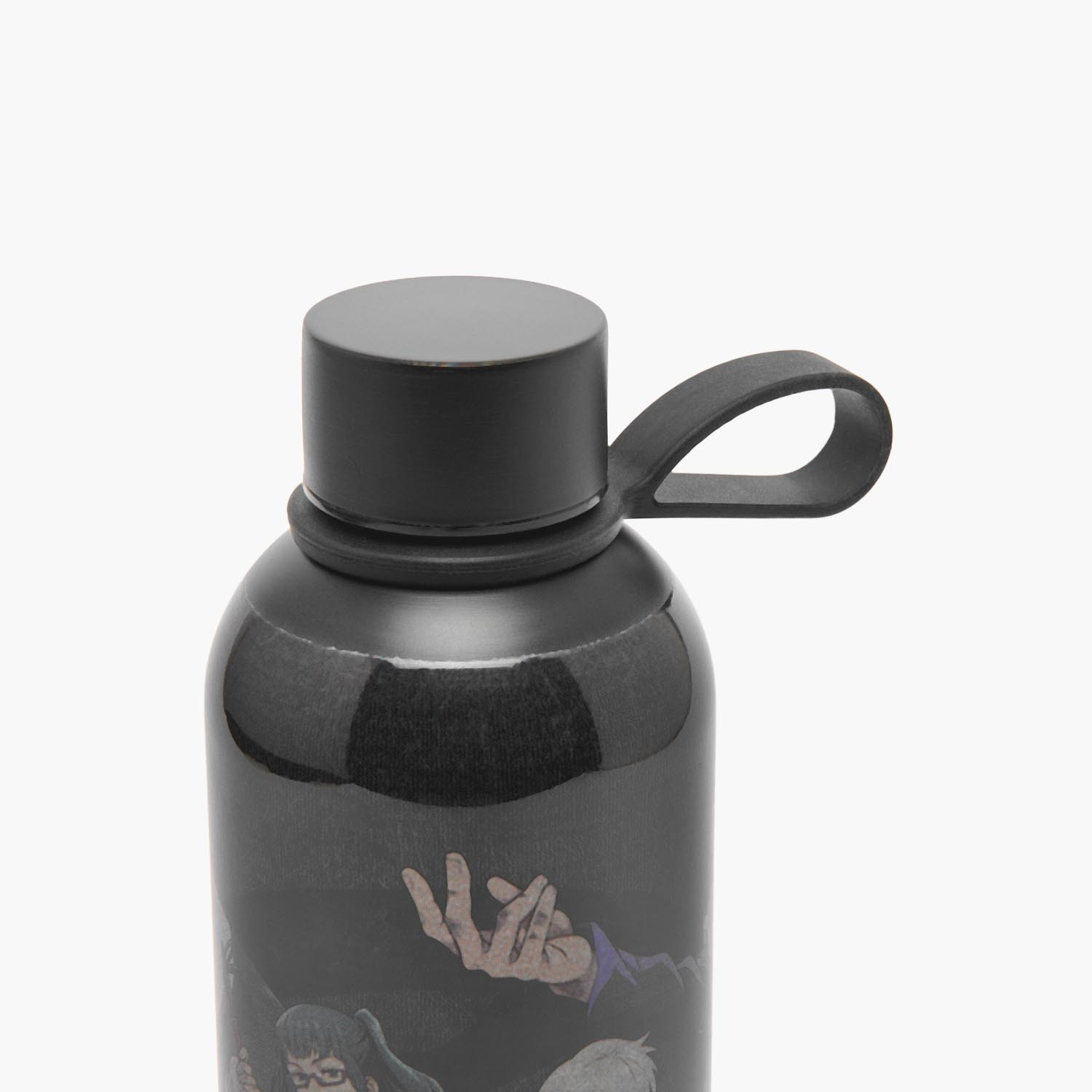 Hollywood Magic Jujutsu Kaisen Print Stainless Steel Water Bottle with Wide Mouth and Handle-school-waterbottles-image-4