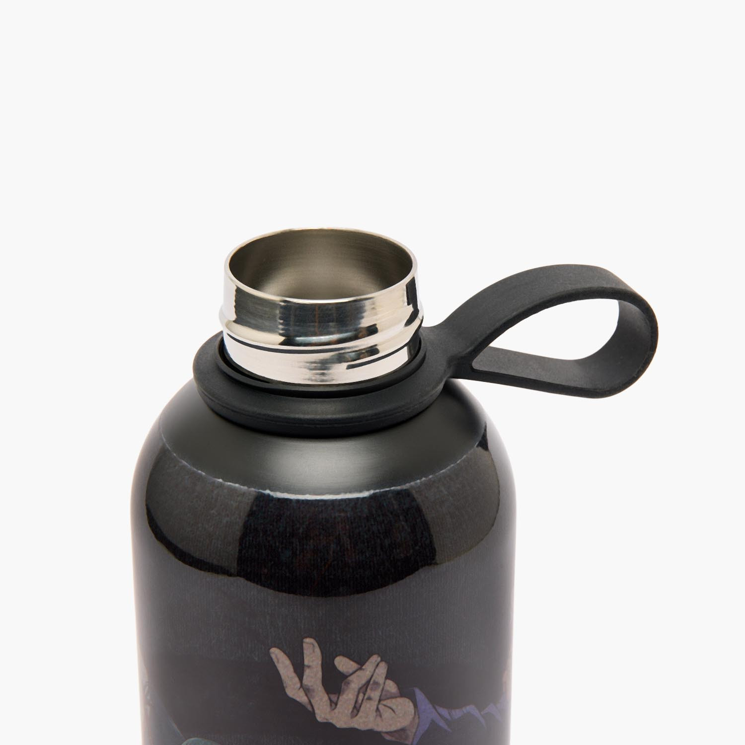 Hollywood Magic Jujutsu Kaisen Print Stainless Steel Water Bottle with Wide Mouth and Handle-school-waterbottles-image-5