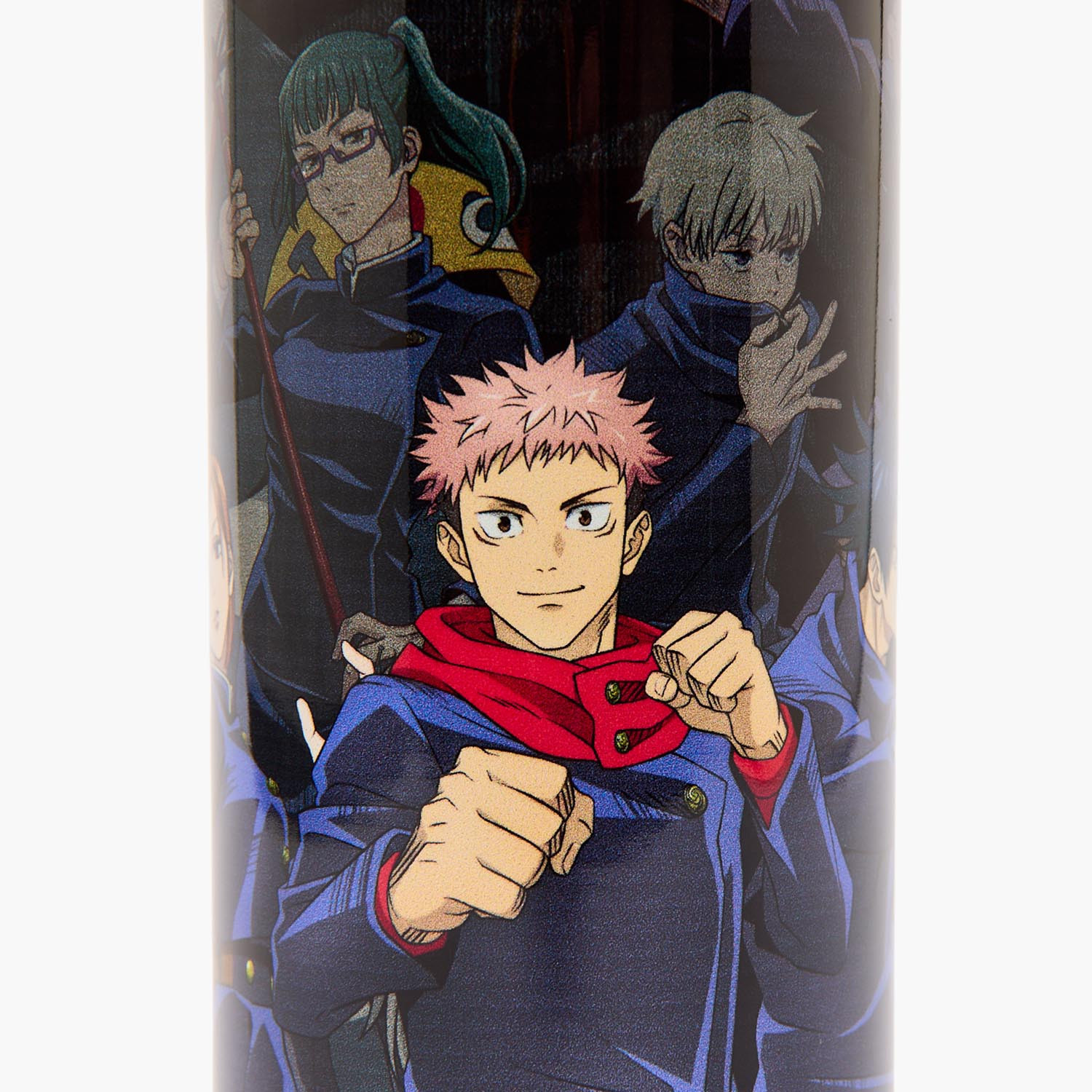 Hollywood Magic Jujutsu Kaisen Print Stainless Steel Water Bottle with Wide Mouth and Handle-school-waterbottles-image-7