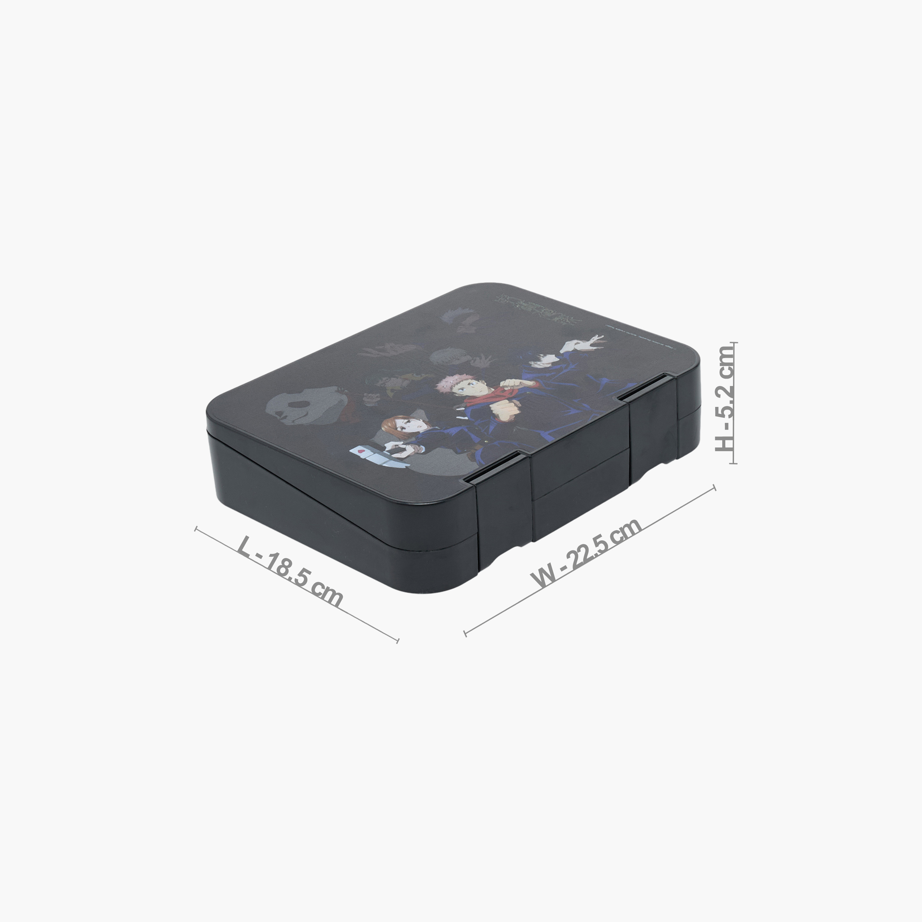 Hollywood Magic Anime Print Lunch Box for Boys with Clip Lock Lid - 1 L-school-lunchessentials-lunchboxes-image-11