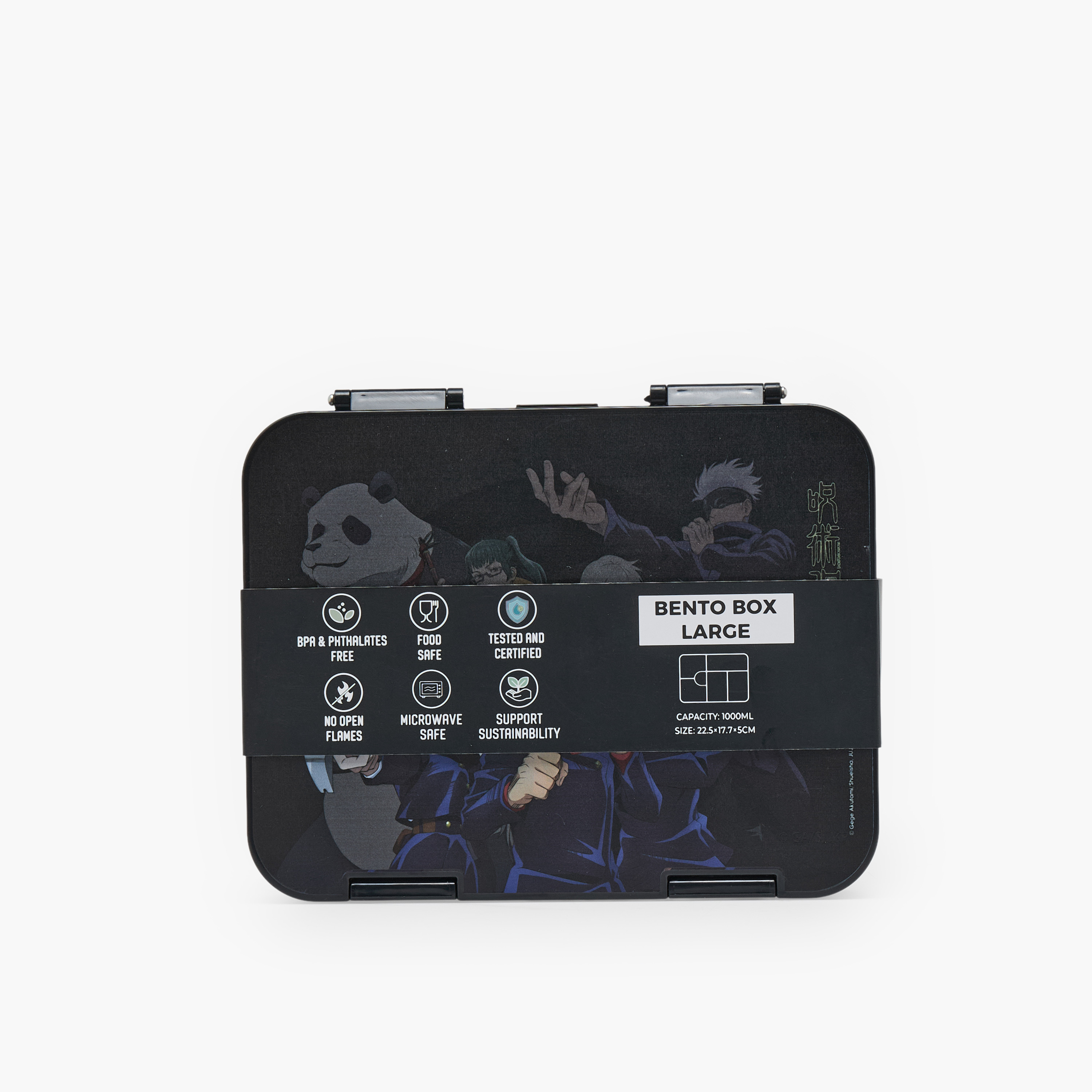 Hollywood Magic Anime Print Lunch Box for Boys with Clip Lock Lid - 1 L-school-lunchessentials-lunchboxes-image-12