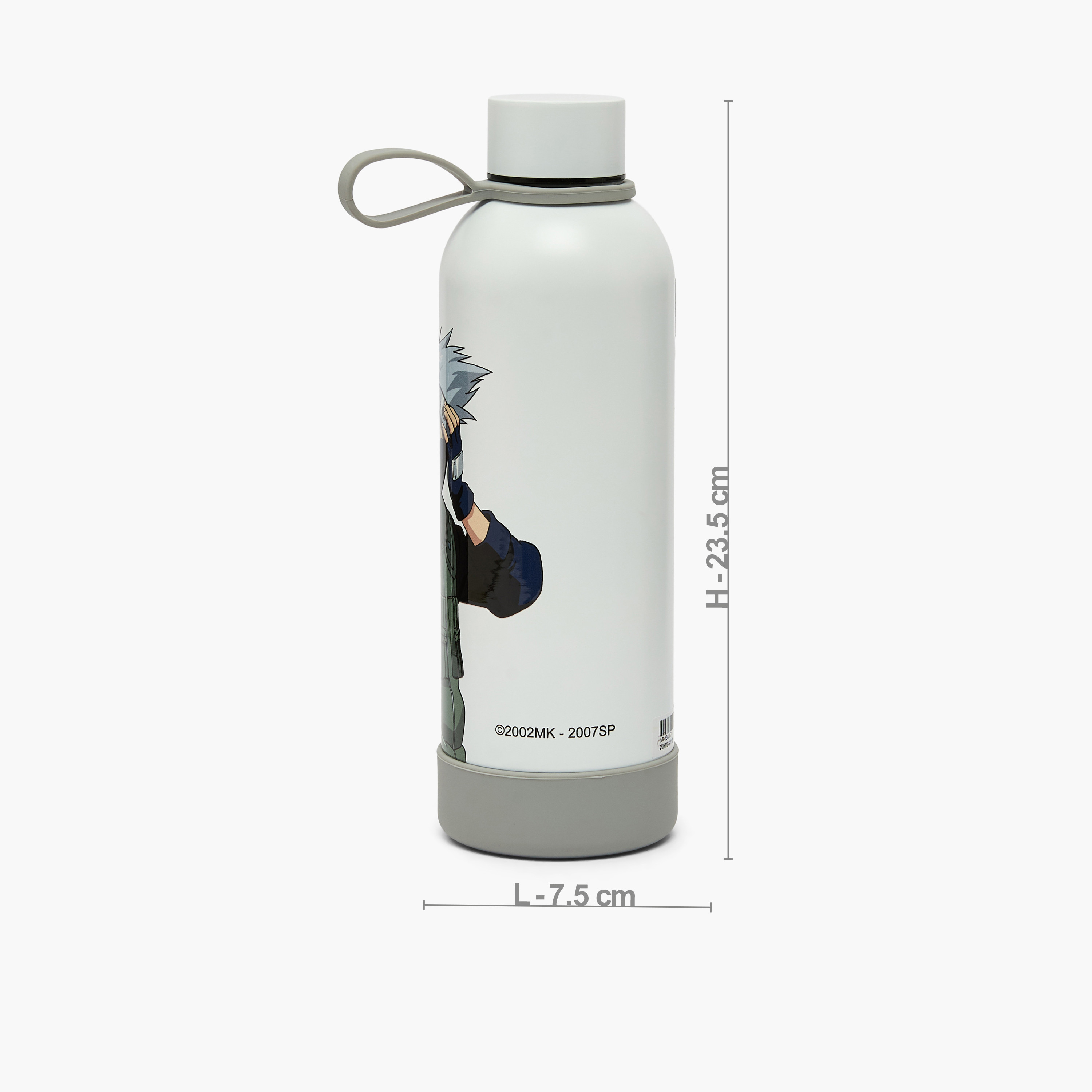Hollywood Magic Naruto Print Stainless Steel Water Bottle with Loop Handle-school-waterbottles-image-3