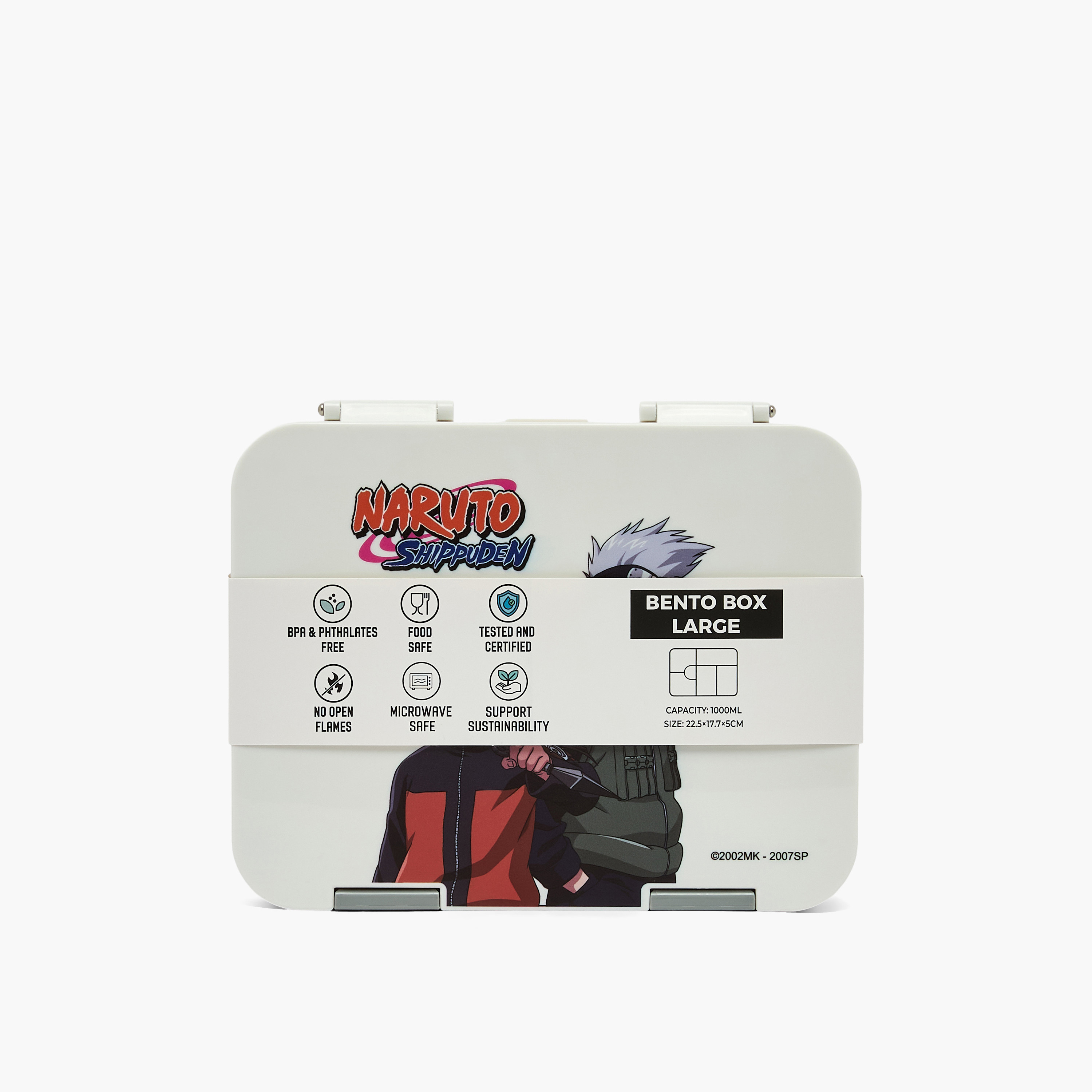 Hollywood Magic Naruto Shippuden Bento Lunch Box for Boys with Clip Lock Lid - 1 L-school-lunchessentials-lunchboxes-image-12