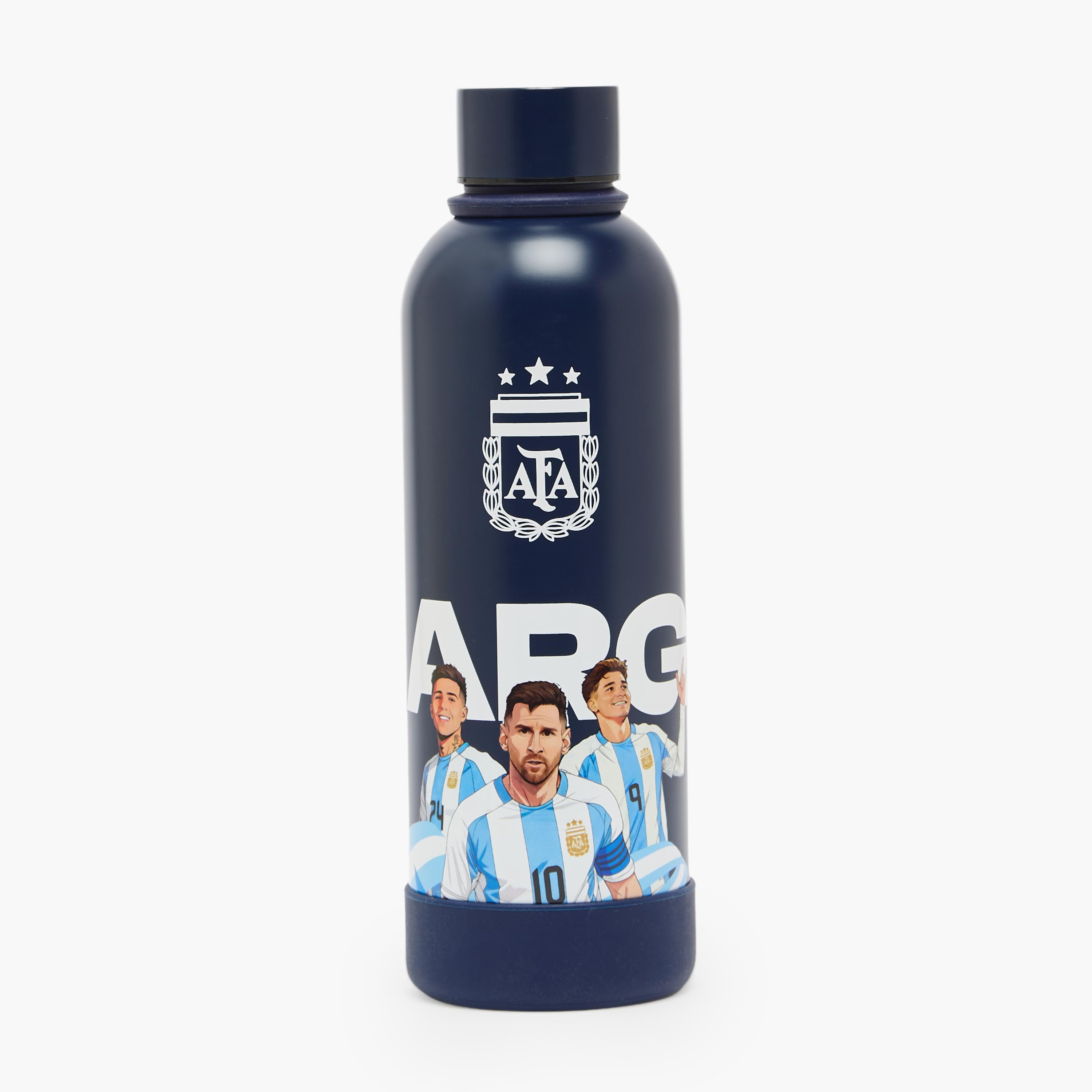 قارورة مياه ستانلس ستيل بطبعات منتخب الأرجنتين ومقبض حلقي من هوليوود ماجيك-school-waterbottles-image-1