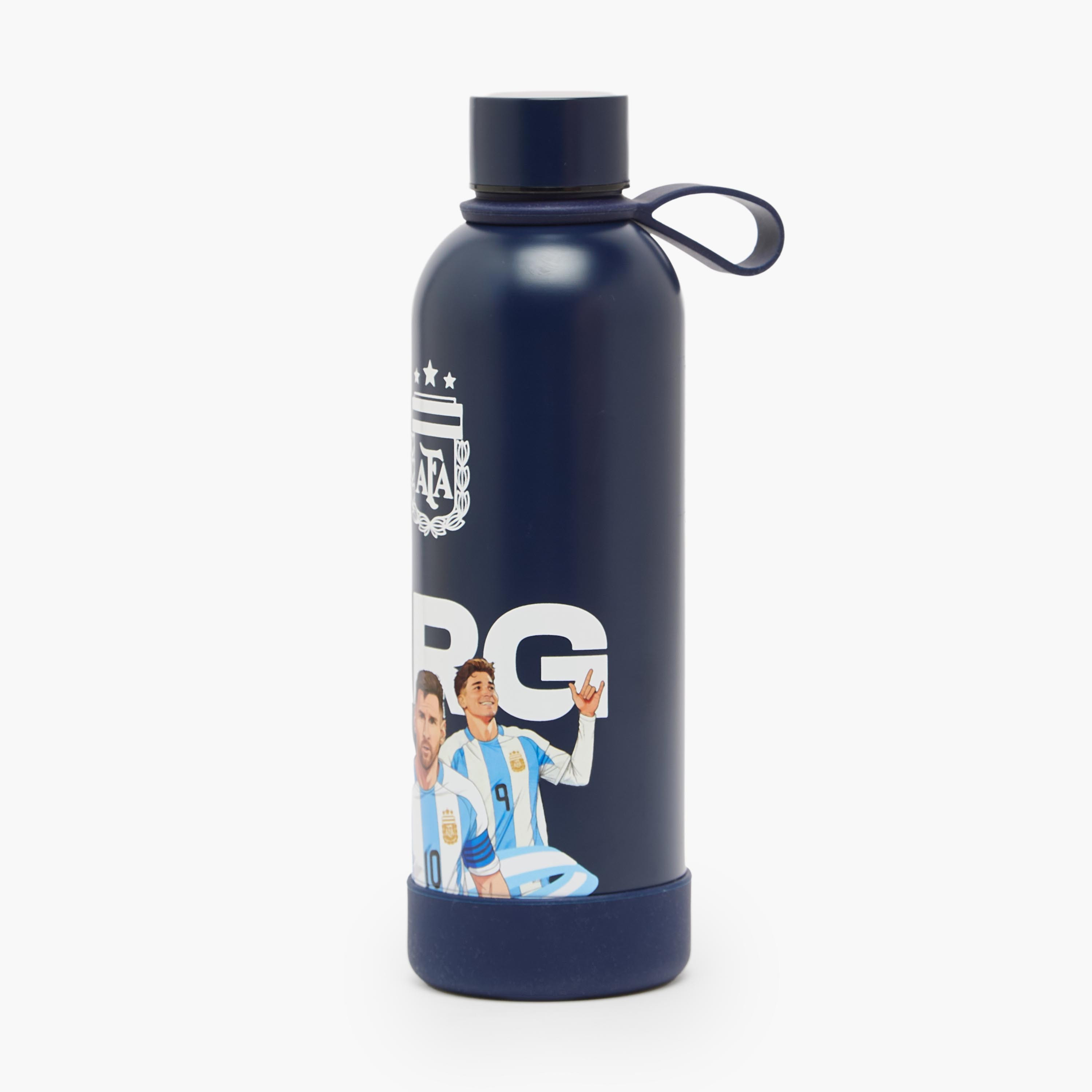 قارورة مياه ستانلس ستيل بطبعات منتخب الأرجنتين ومقبض حلقي من هوليوود ماجيك-school-waterbottles-image-6