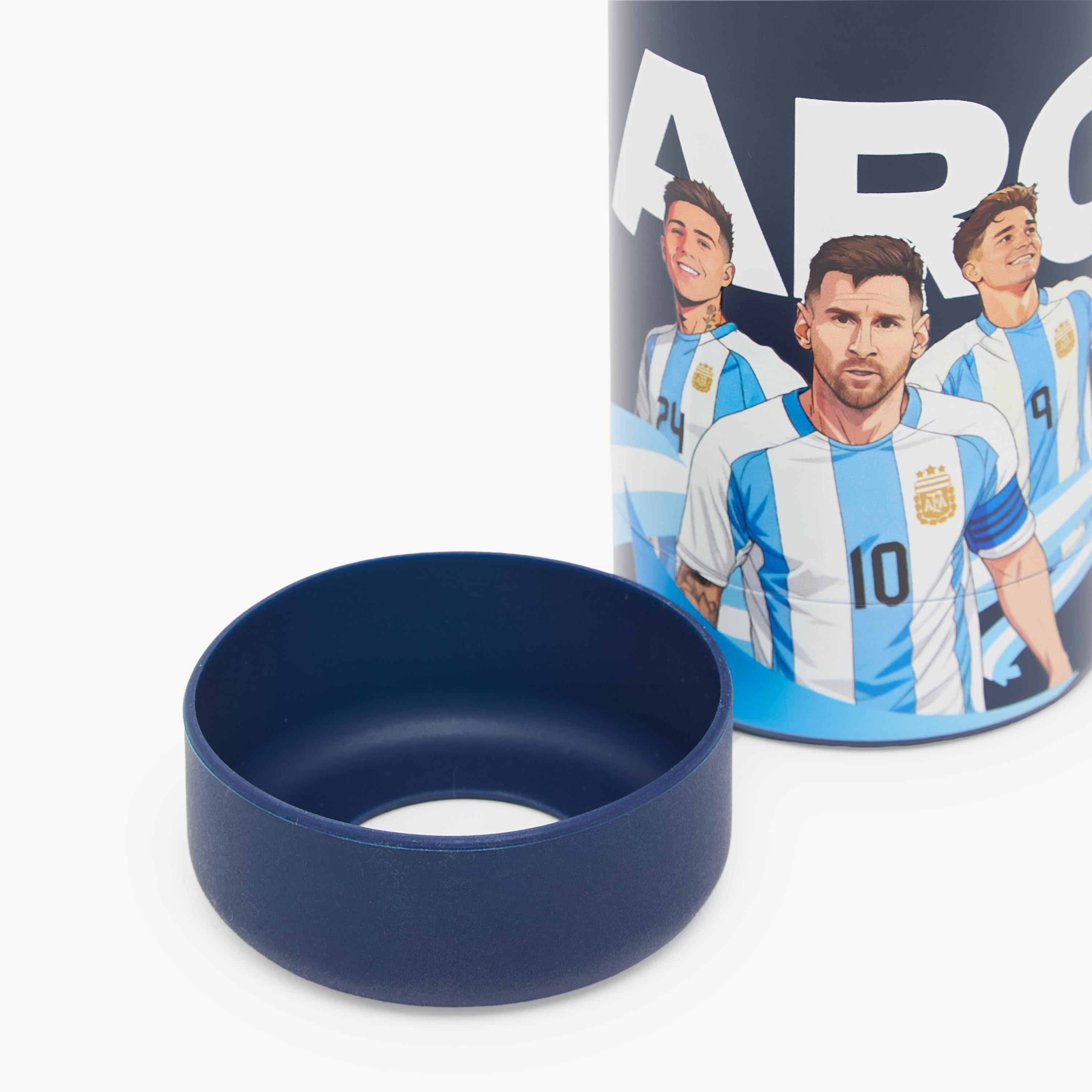 قارورة مياه ستانلس ستيل بطبعات منتخب الأرجنتين ومقبض حلقي من هوليوود ماجيك-school-waterbottles-image-7