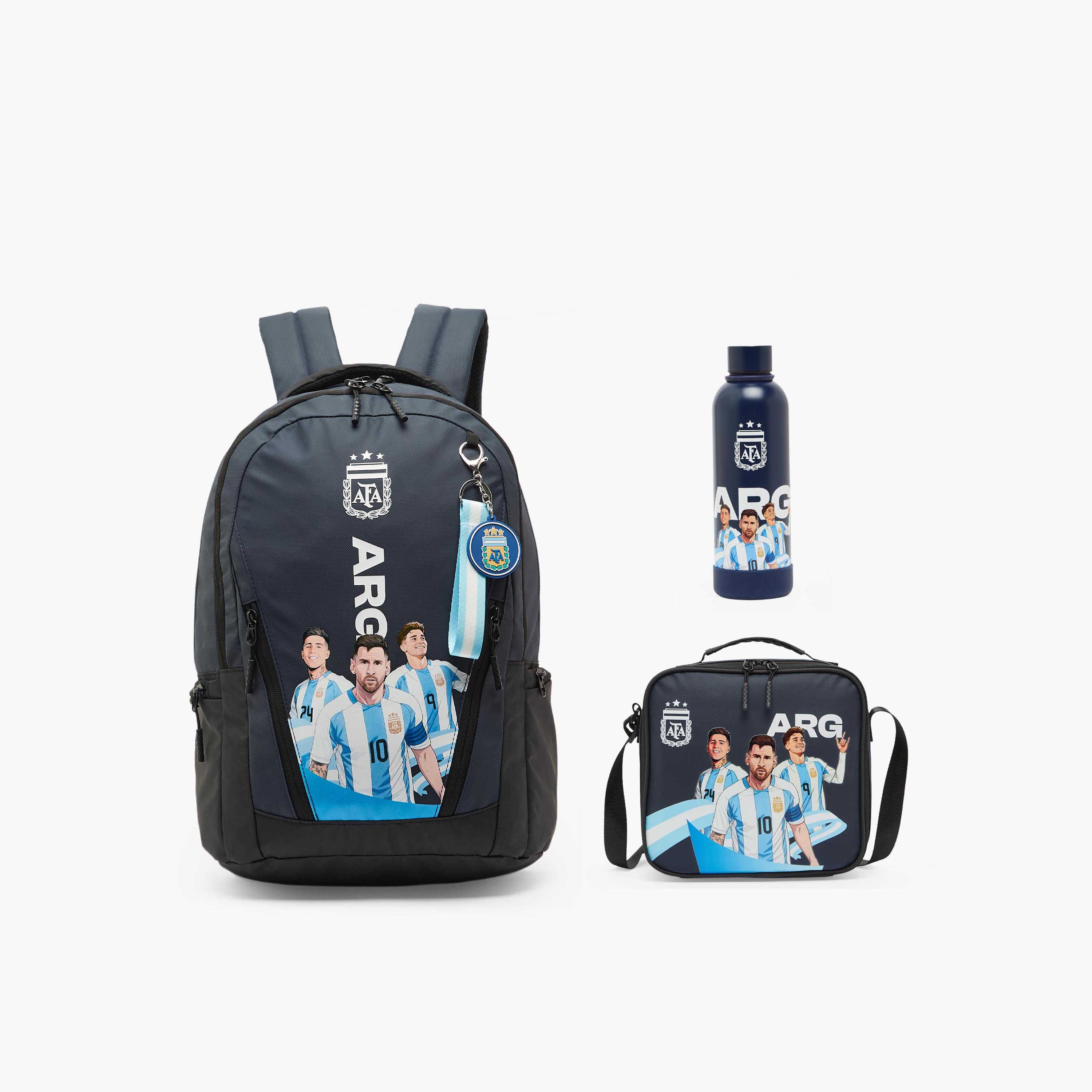 قارورة مياه ستانلس ستيل بطبعات منتخب الأرجنتين ومقبض حلقي من هوليوود ماجيك-school-waterbottles-image-8