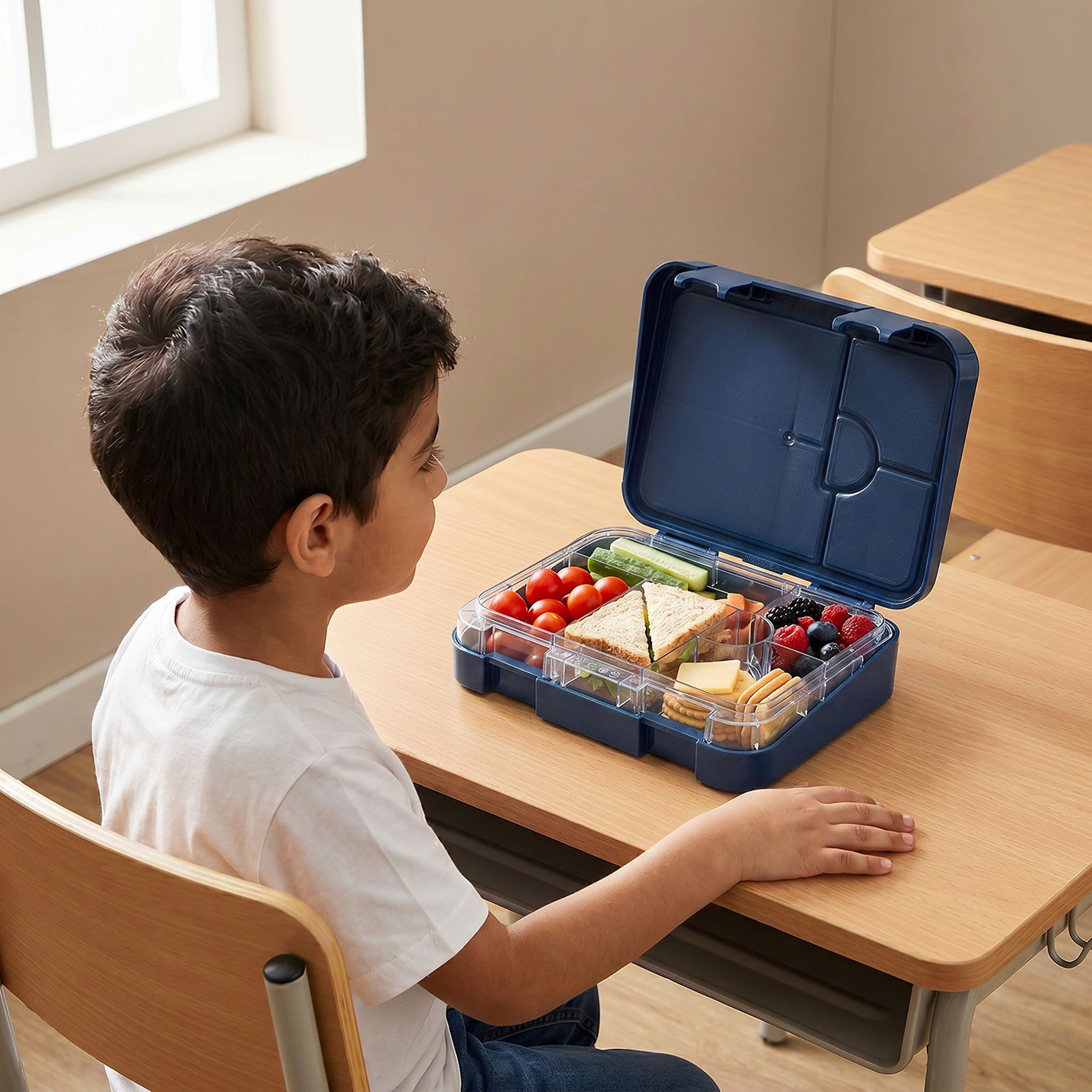 صندوق غداء بغطاء بقفل إغلاق وطبعات باريس سان جيرمان من هوليوود ماجيك - 1 لتر-school-lunchessentials-lunchboxes-image-3