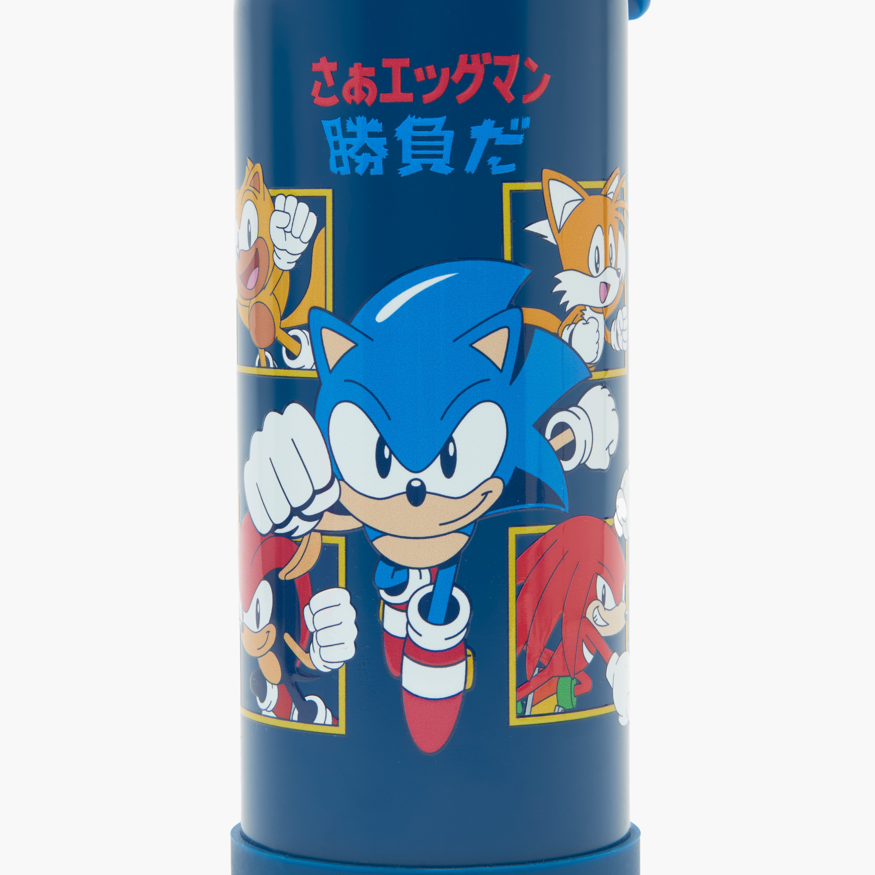 Hollywood Magic Sonic Print Stainless Steel Water Bottle with Spout and Lid-school-waterbottles-image-7