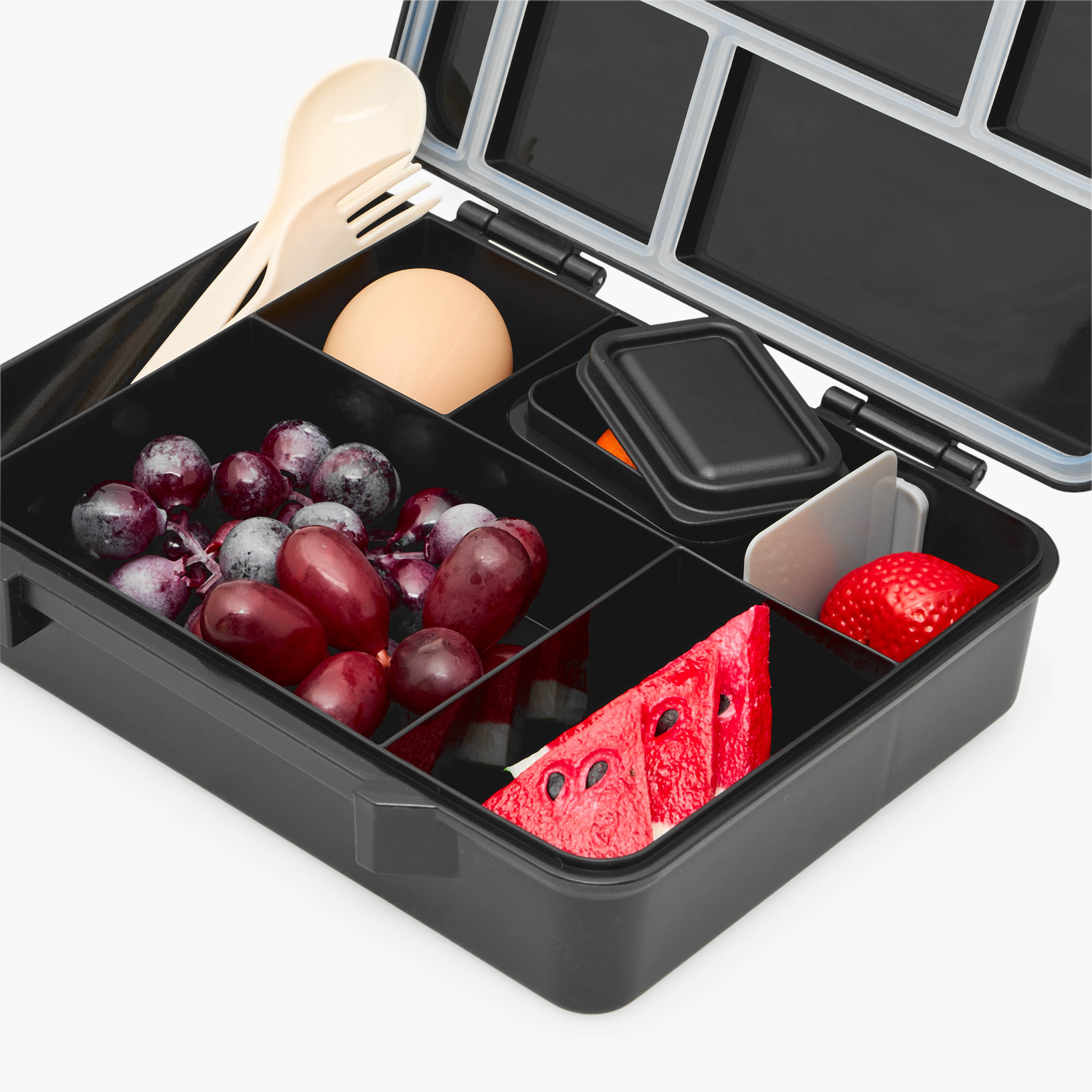 Hollywood Magic Batman Print Bento Lunch Box for Boys with Cutlery - 1.2 L-school-lunchessentials-lunchboxes-image-10