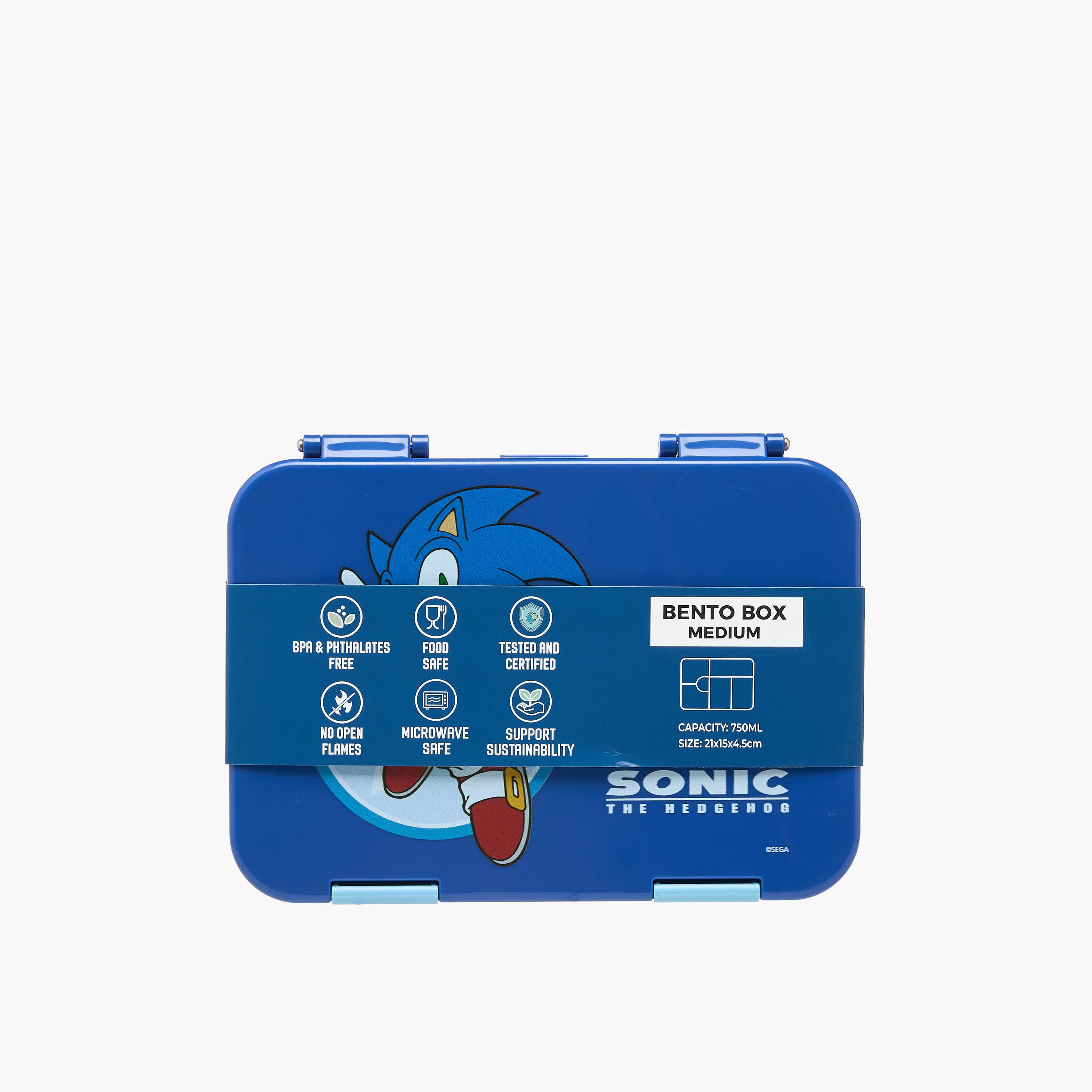 صندوق غداء بينتو بطبعة سونيك ذا هيدجهوج للأولاد بغطاء قفل مشبك من سيجا-school-lunchessentials-lunchboxes-image-12