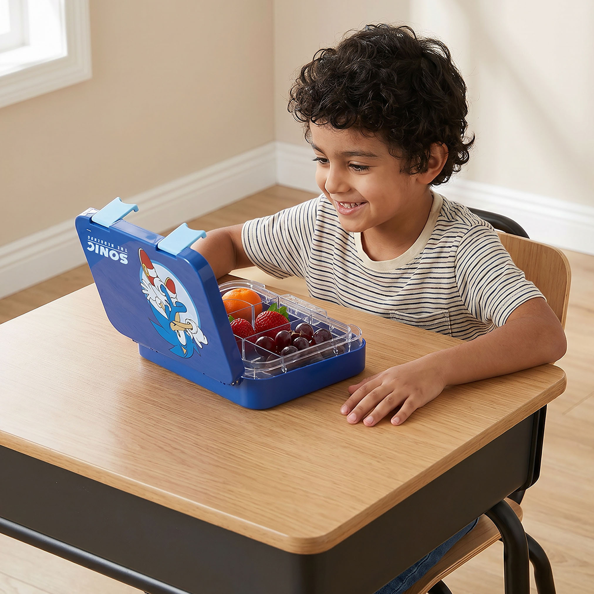 صندوق غداء بينتو بطبعة سونيك ذا هيدجهوج للأولاد بغطاء قفل مشبك من سيجا-school-lunchessentials-lunchboxes-image-3