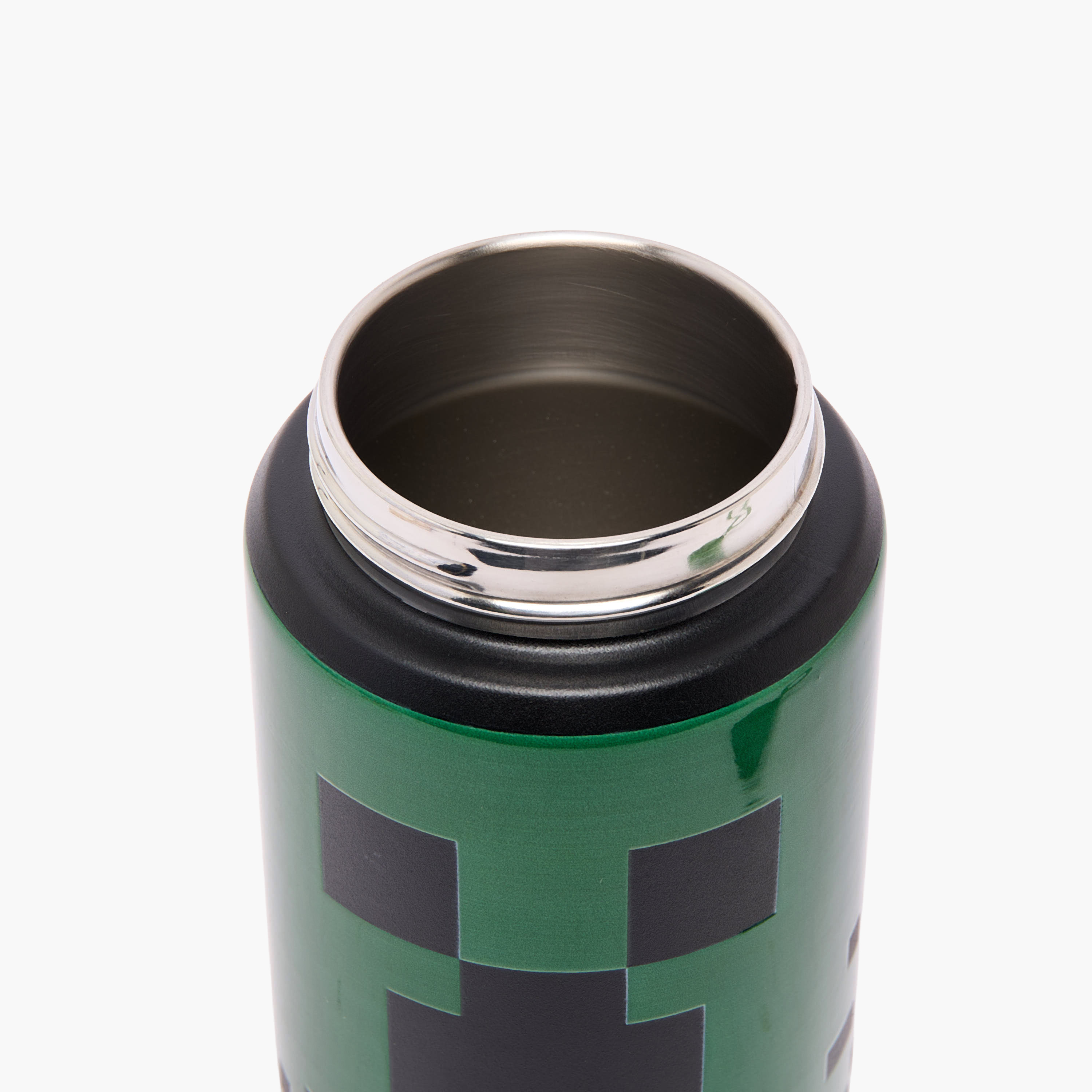 قارورة مياه ستانلس ستيل بفوهة وطبعات ماينكرافت ومقبض من هوليوود ماجيك-school-waterbottles-image-5