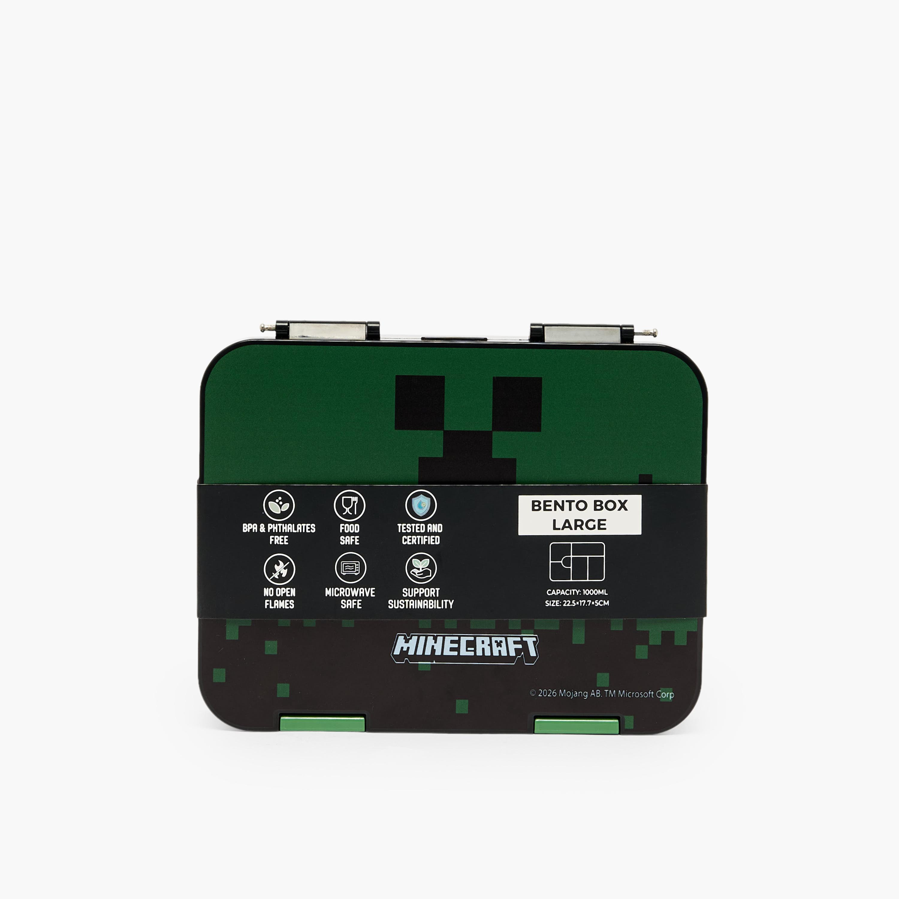 Hollywood Magic Minecraft Bento Lunch Box for Boys with Clip Lock Lid - 1 L-school-lunchessentials-lunchboxes-image-12