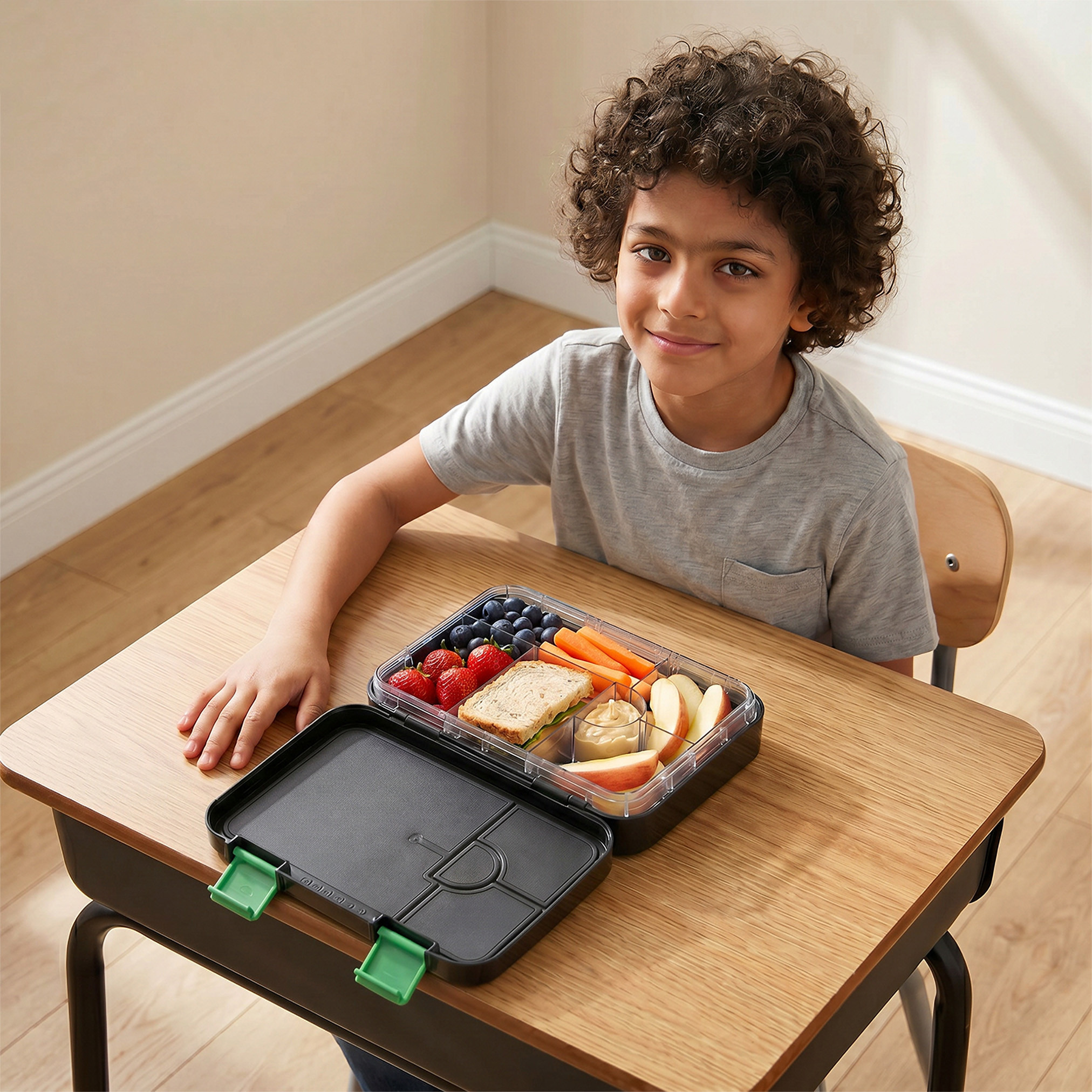 Hollywood Magic Minecraft Bento Lunch Box for Boys with Clip Lock Lid - 1 L-school-lunchessentials-lunchboxes-image-3