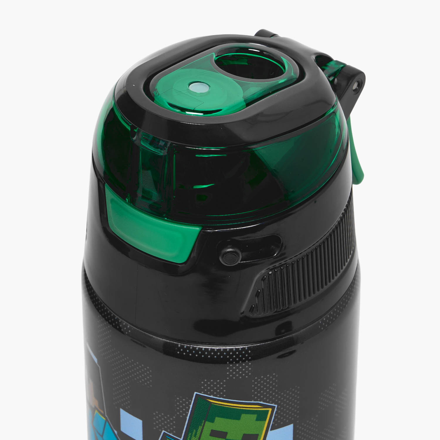 قارورة مياه ستانلس ستيل بطبعات ماينكرافت ,فوهة ومقبض حمل من هوليوود ماجيك-school-waterbottles-image-4