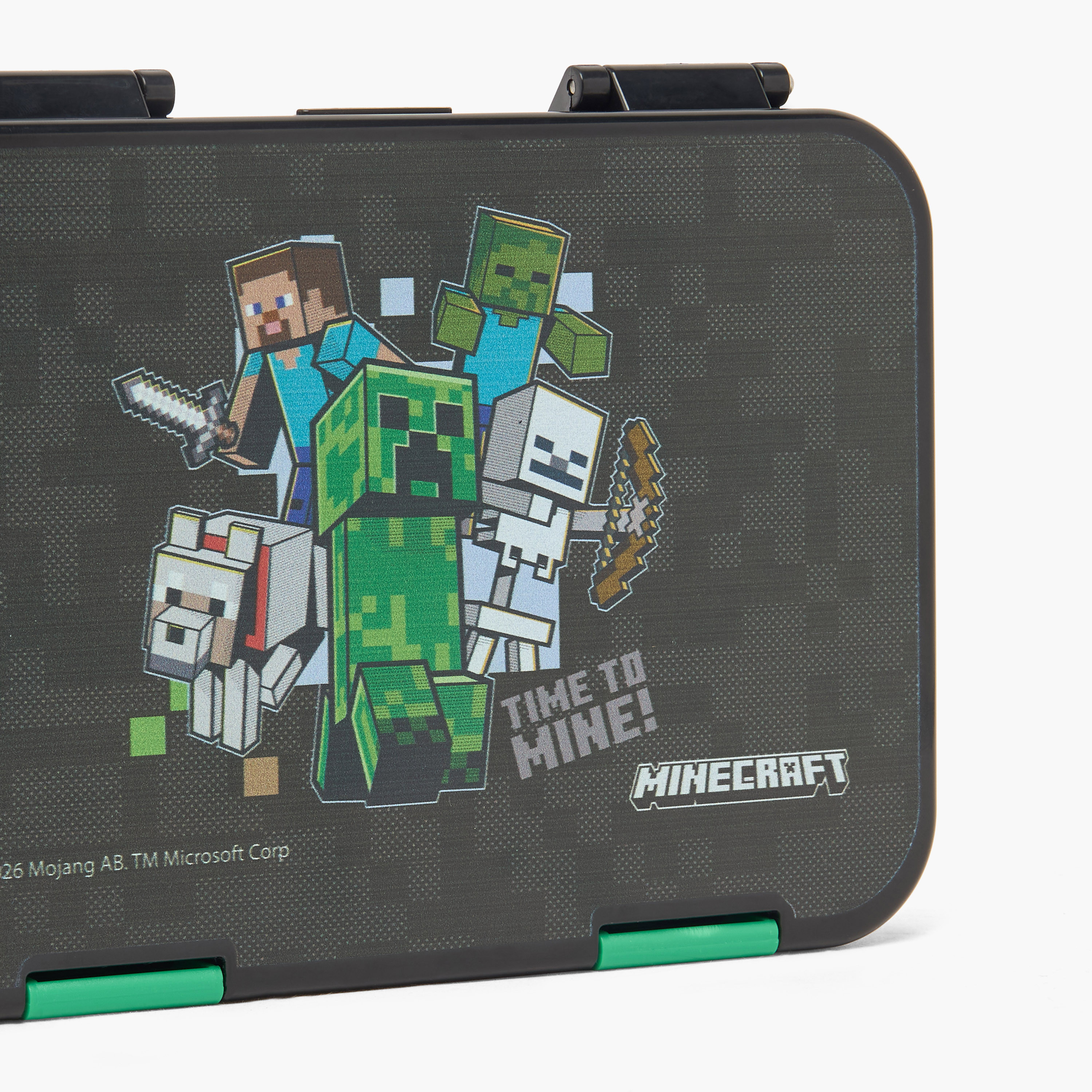 صندوق غداء ماينكرافت للأولاد بغطاء بمشبك إغلاق من هوليوود ماجيك-school-lunchessentials-lunchboxes-image-5