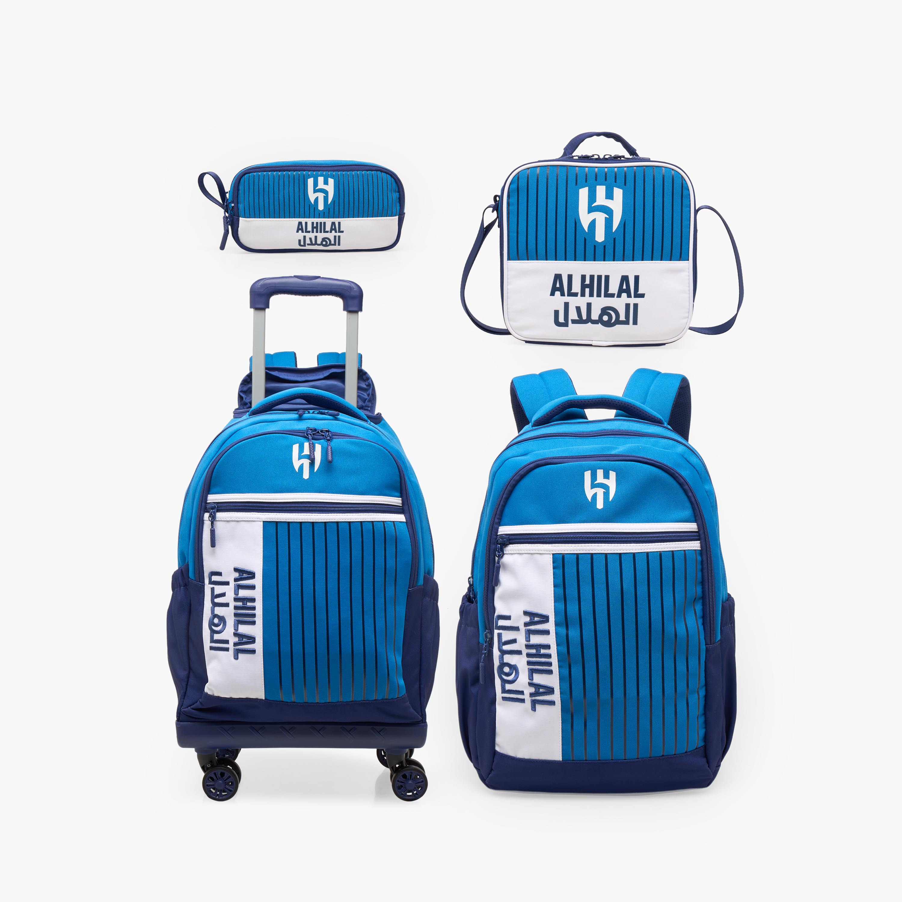 Hollywood Magic Striped Trolley Bag for Boys 8-12 Years with Durable Wheels - 18 inches-school-bagsandbackpacks-trolleybags-image-14