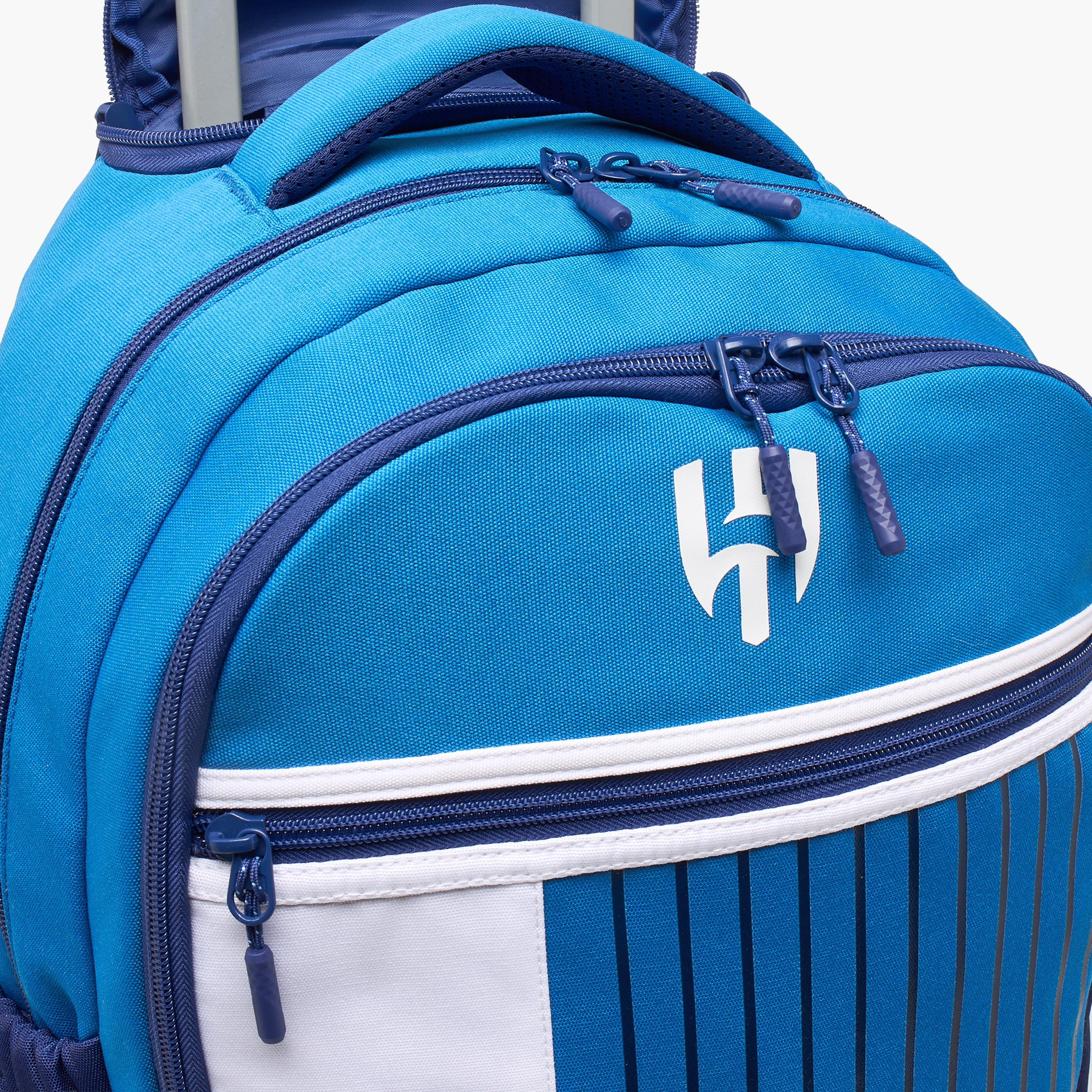 Hollywood Magic Striped Trolley Bag for Boys 8-12 Years with Durable Wheels - 18 inches-school-bagsandbackpacks-trolleybags-image-5