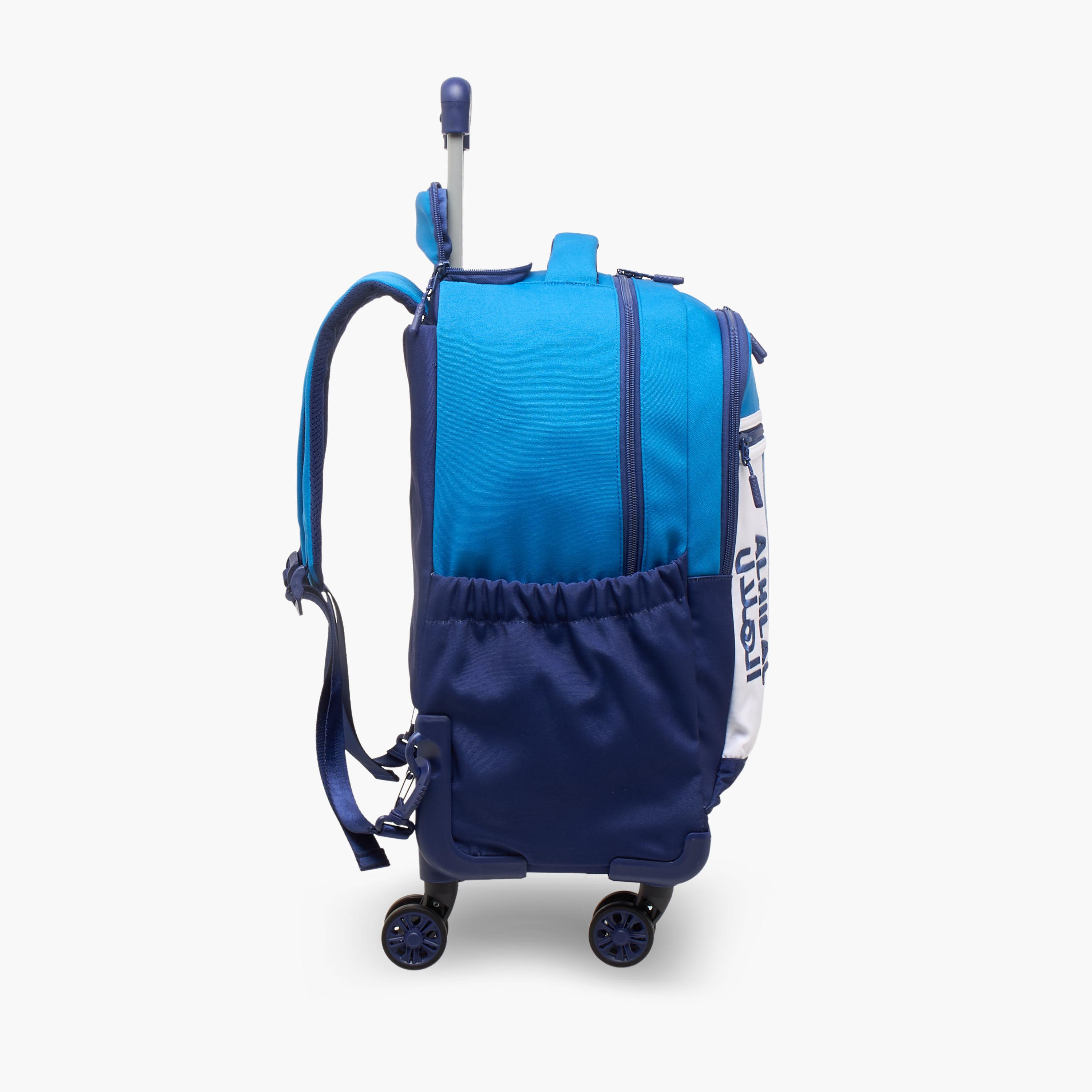 Hollywood Magic Striped Trolley Bag for Boys 8-12 Years with Durable Wheels - 18 inches-school-bagsandbackpacks-trolleybags-image-9