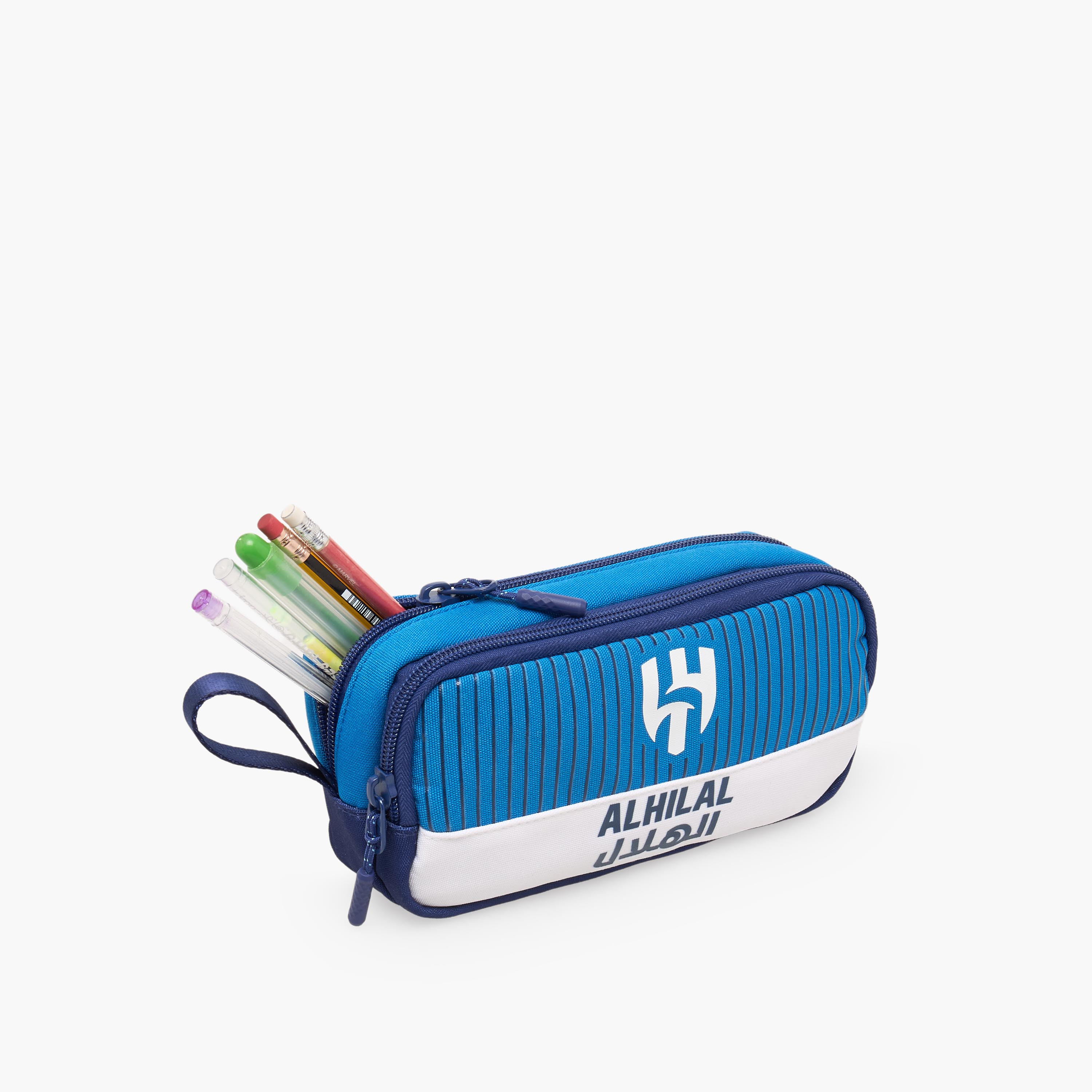 Hollywood Magic Al Hilal Print Pencil Pouch with 2 Compartments-school-stationery-pencilcases-image-7